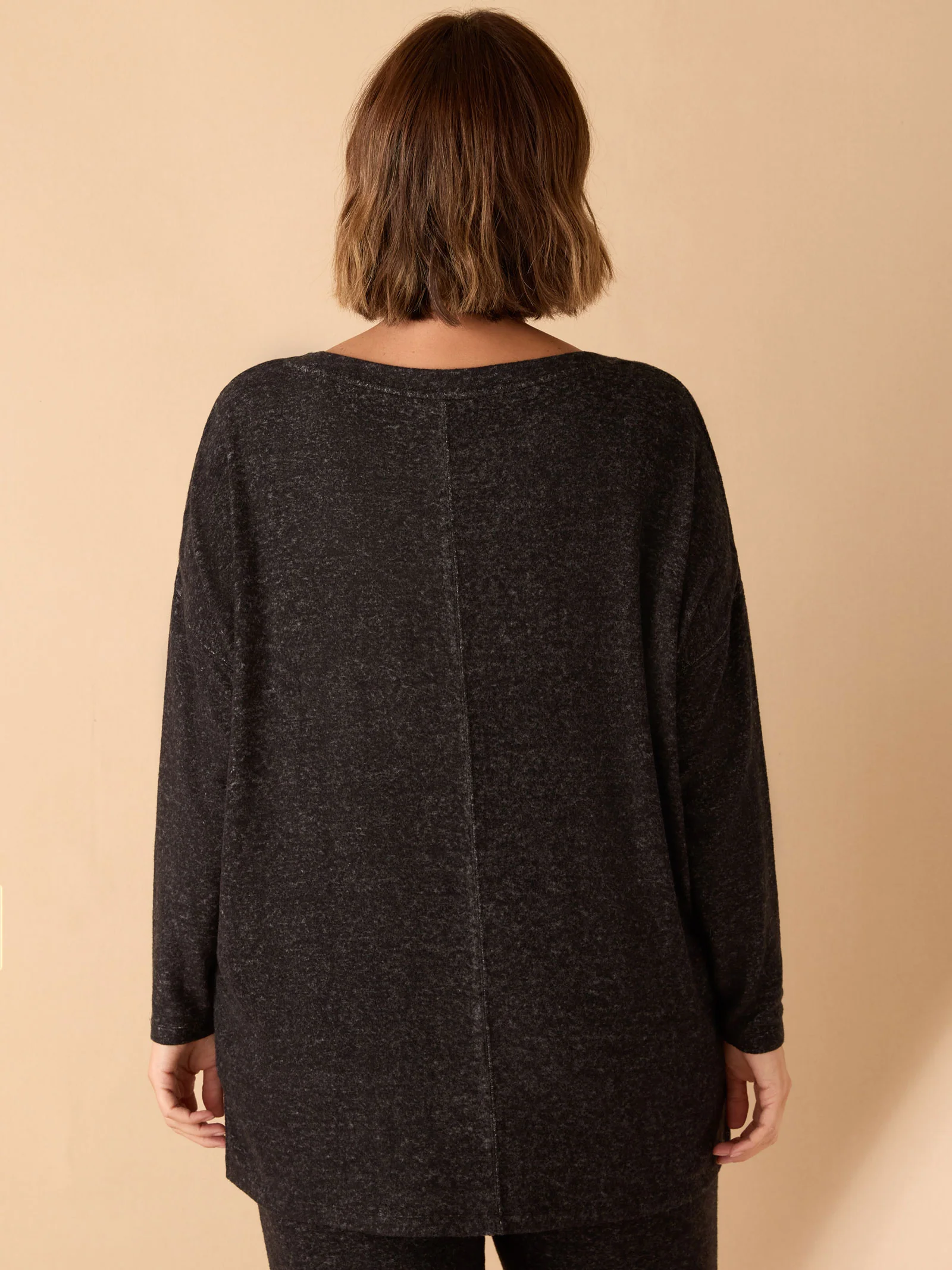 Grey Supersoft Round Neck Jumper - Image 4