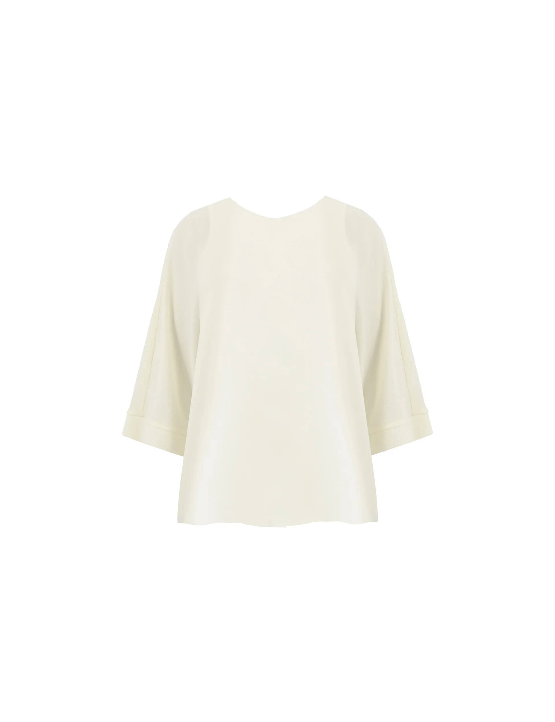 Ivory Textured Overlay Top - Image 4