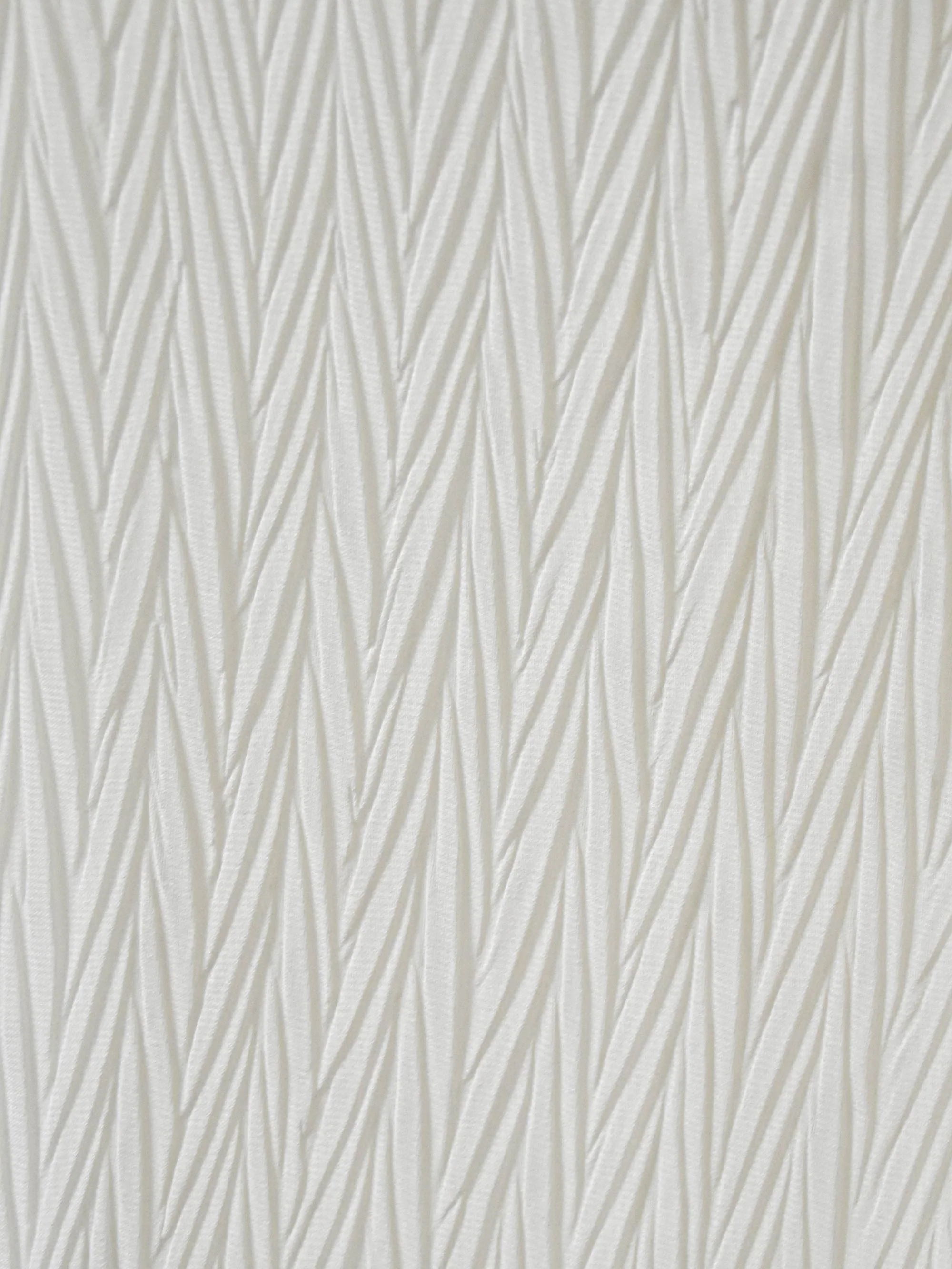 Ivory Textured Rib Trim Blouse - Image 5