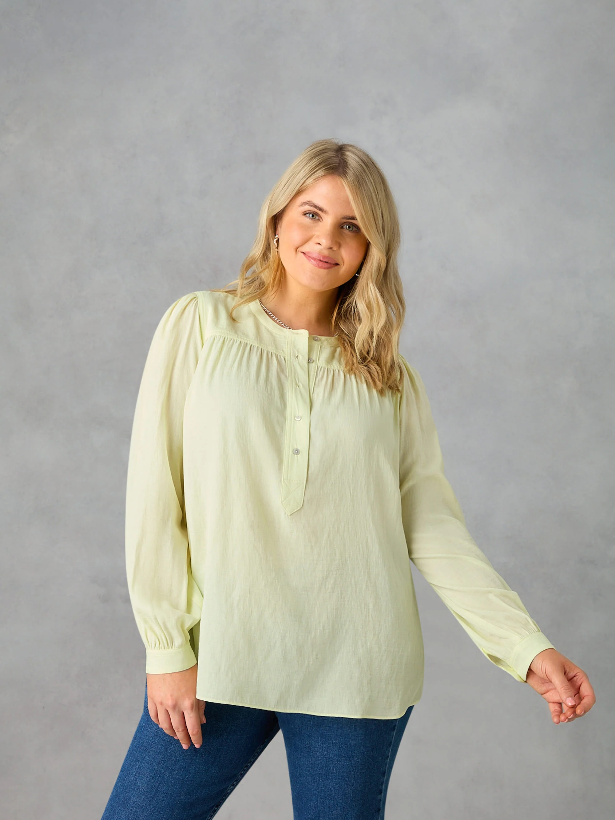 Lemon Charmbray Boho Blouse - Image 2