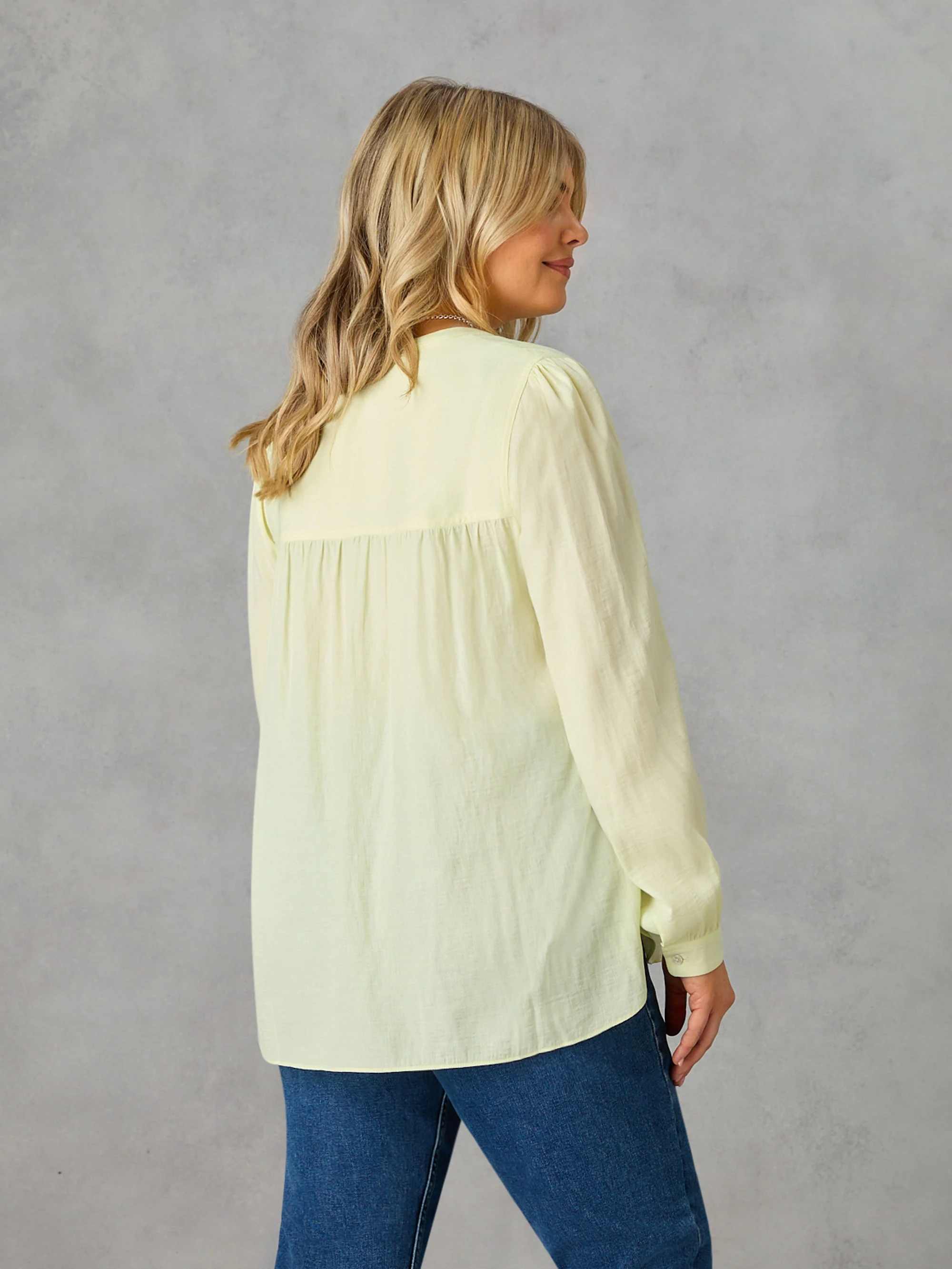 Lemon Charmbray Boho Blouse - Image 3