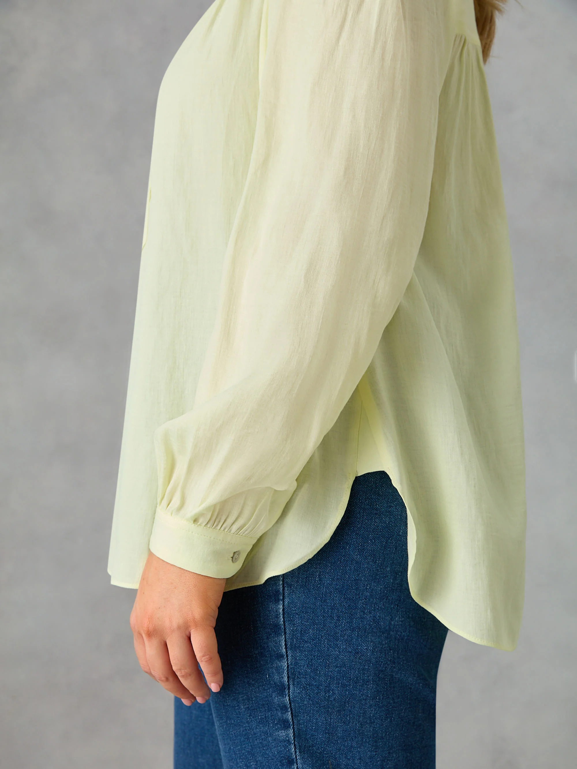 Lemon Charmbray Boho Blouse - Image 4