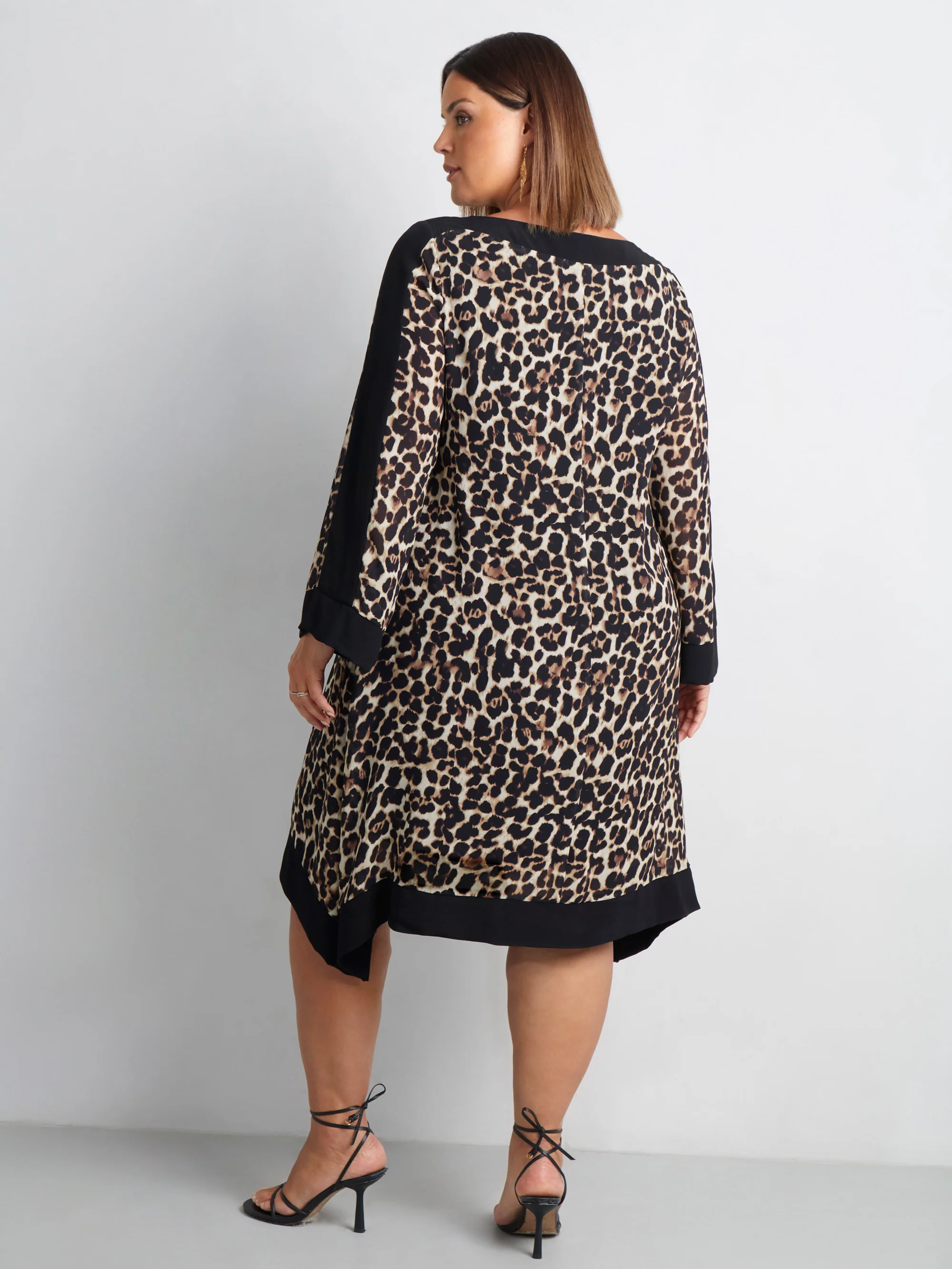 Leopard Print Maxi Kaftan Dress - Image 5