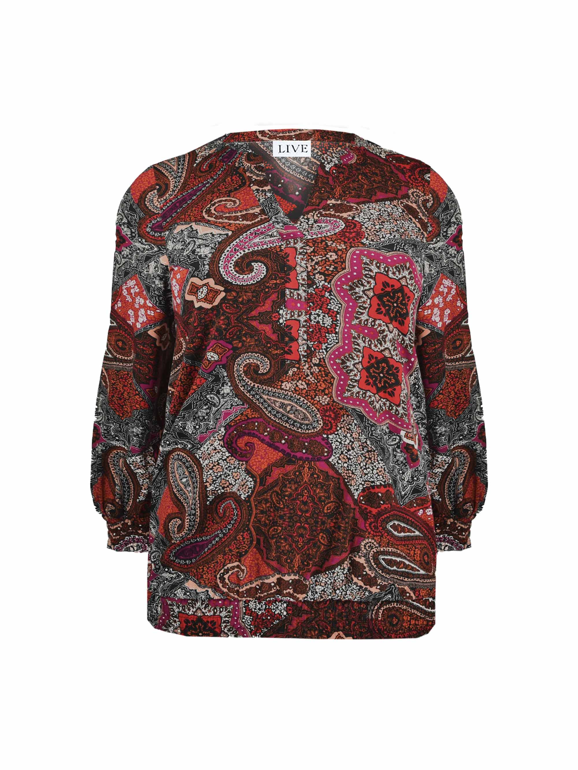 LIVE - Jersey Shirred Hem Top - Image 3