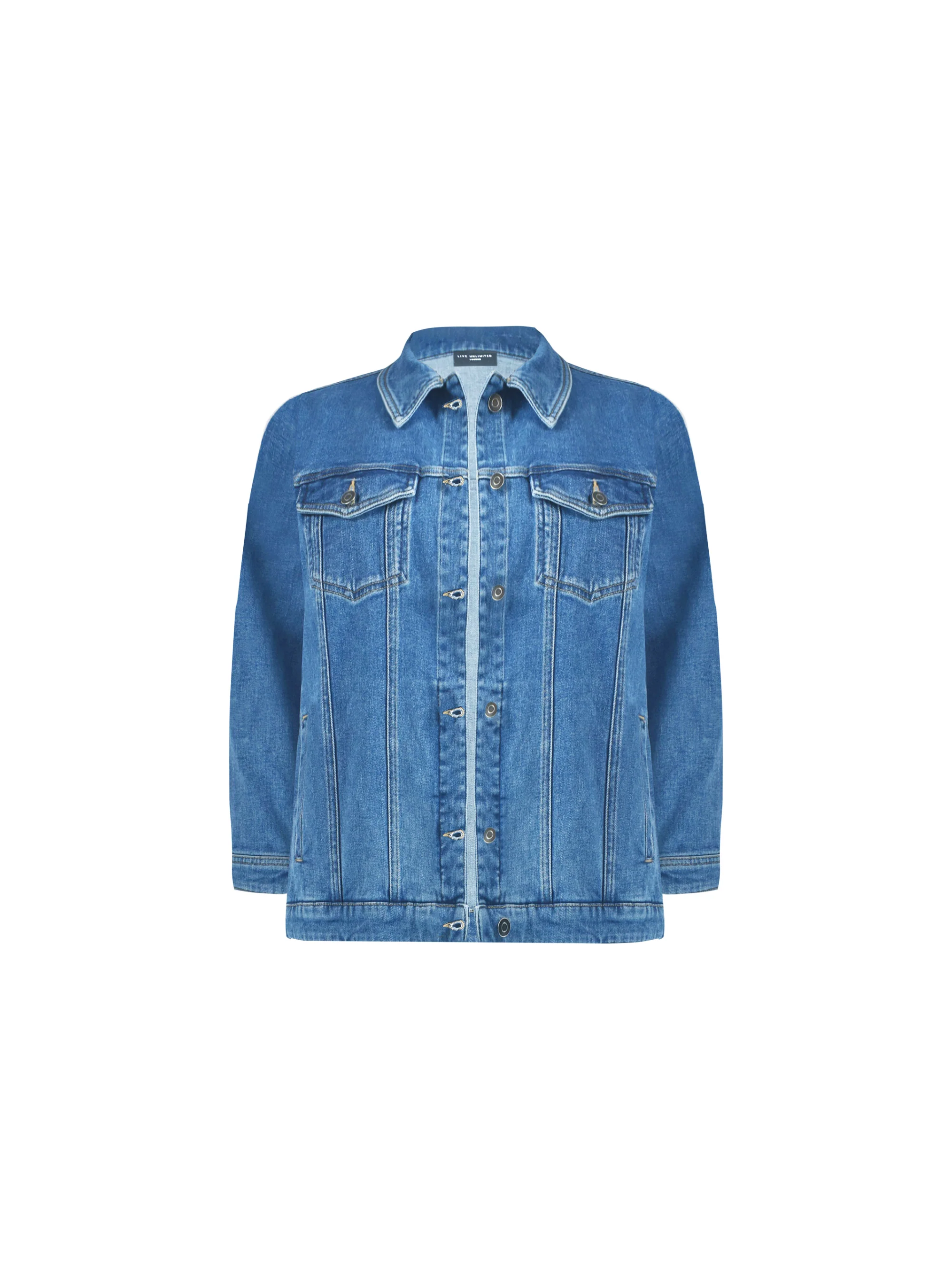 Mid Blue Denim Jacket - Image 4