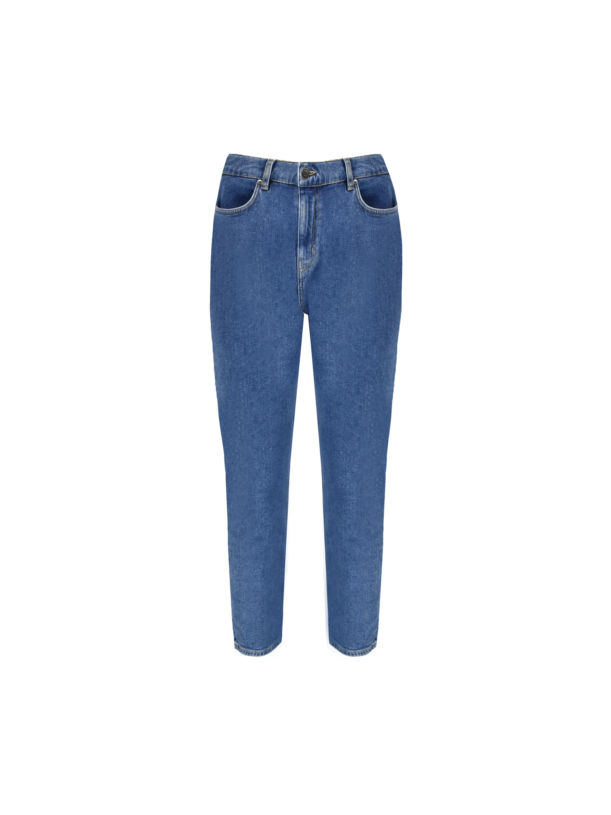 Mid Blue Mom Comfort Jeans - Image 4