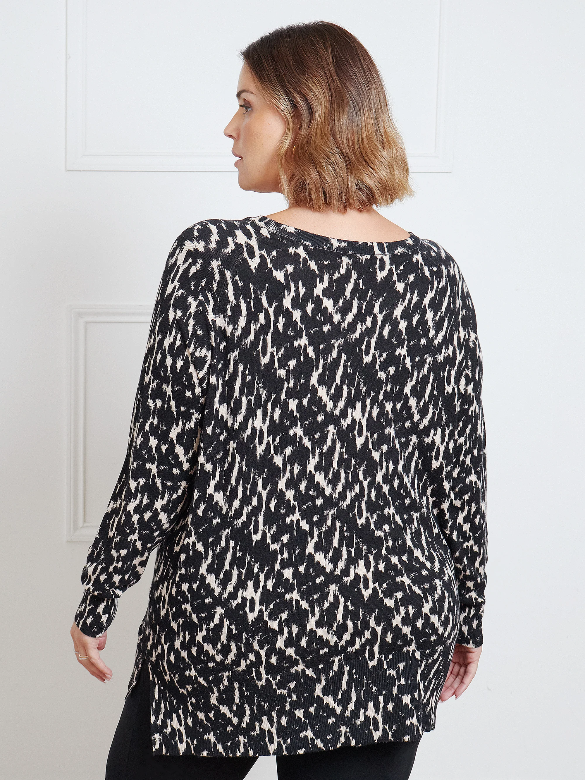 Animal Scoop Neck Jumper - Image 3