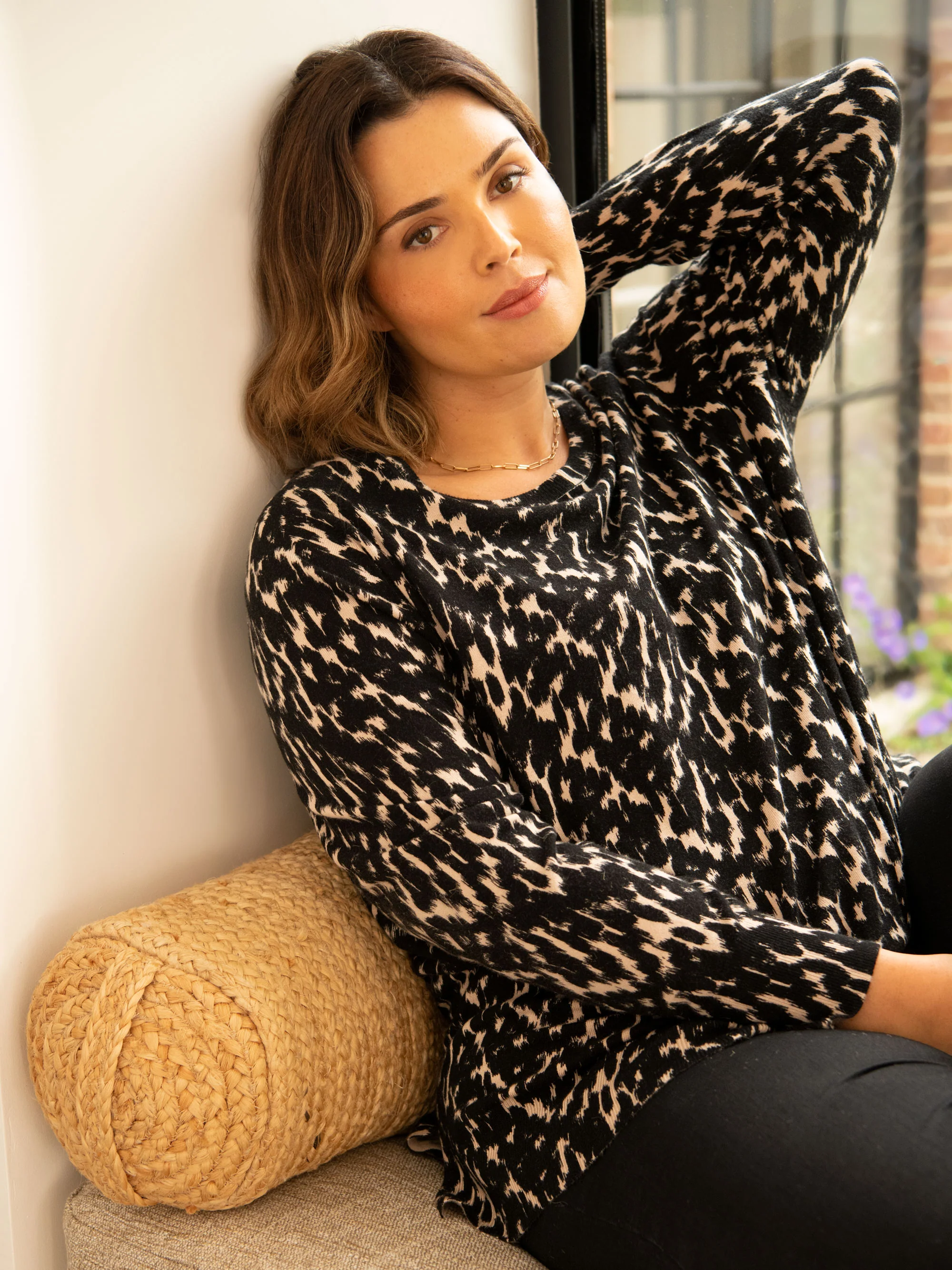Animal Scoop Neck Jumper - Image 5
