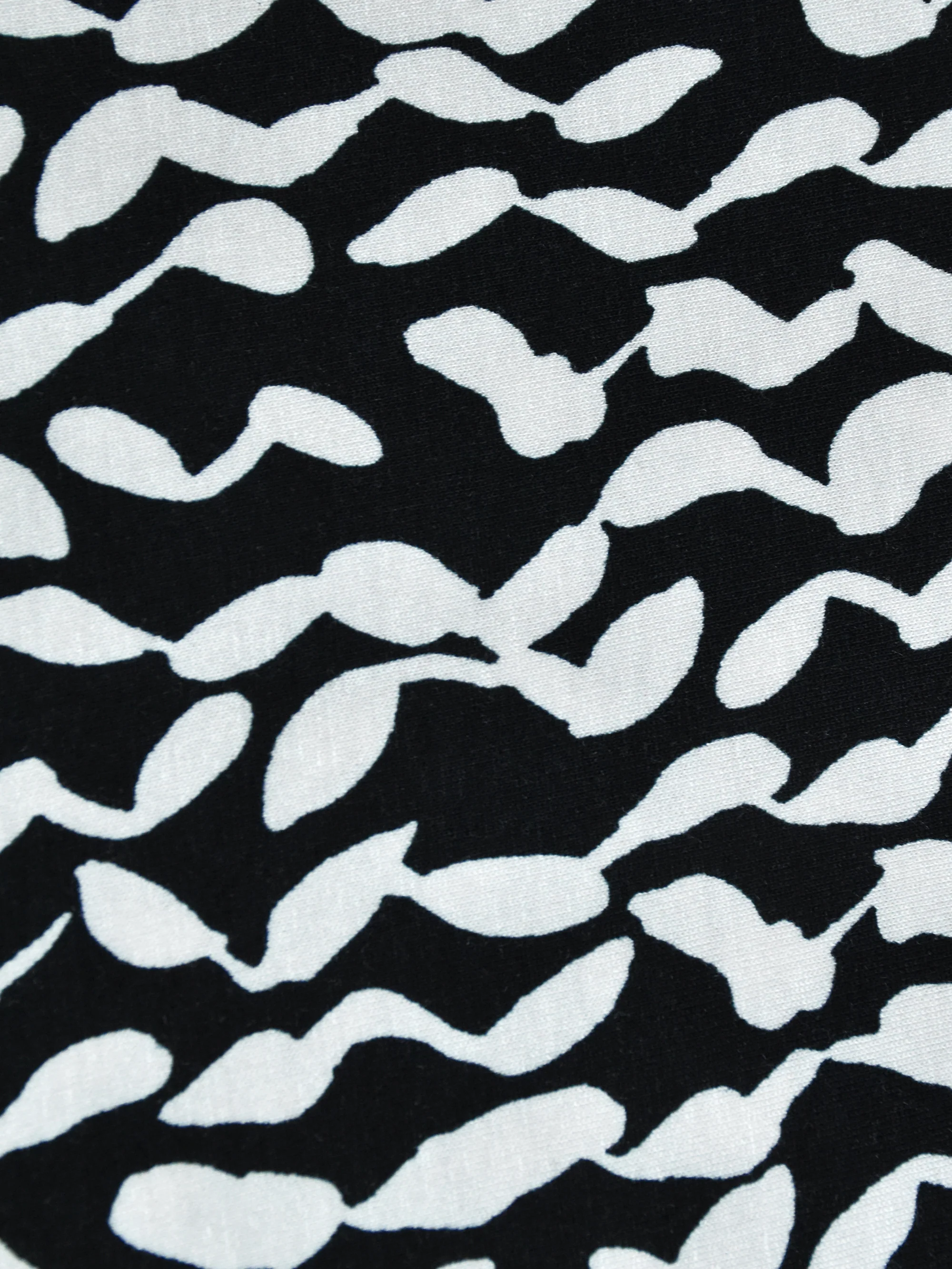 Mono Curl Print Jersey Midi Skirt - Image 4
