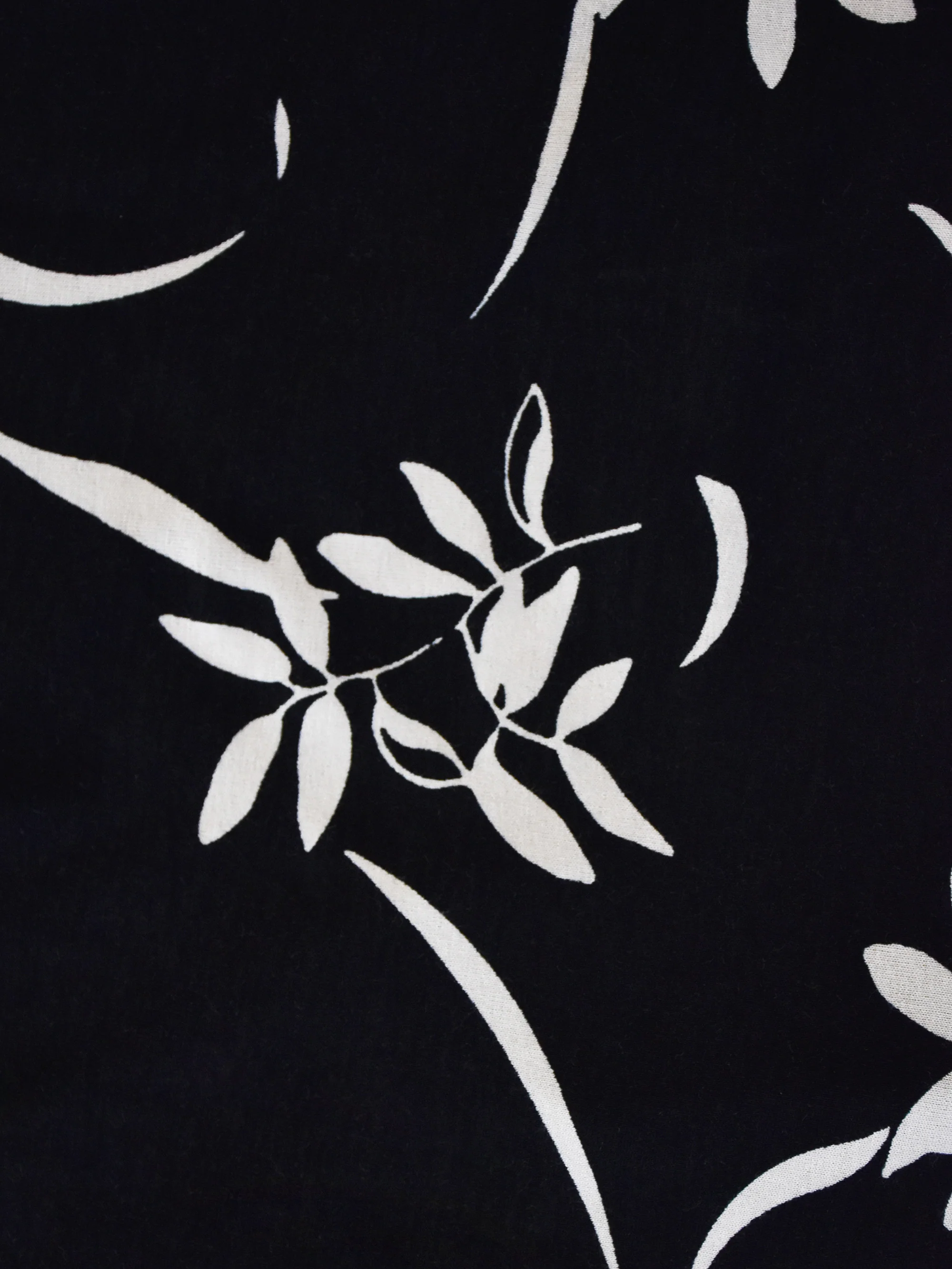Mono Floral Print Jersey Tiered Midi Shirt Dress - Image 5