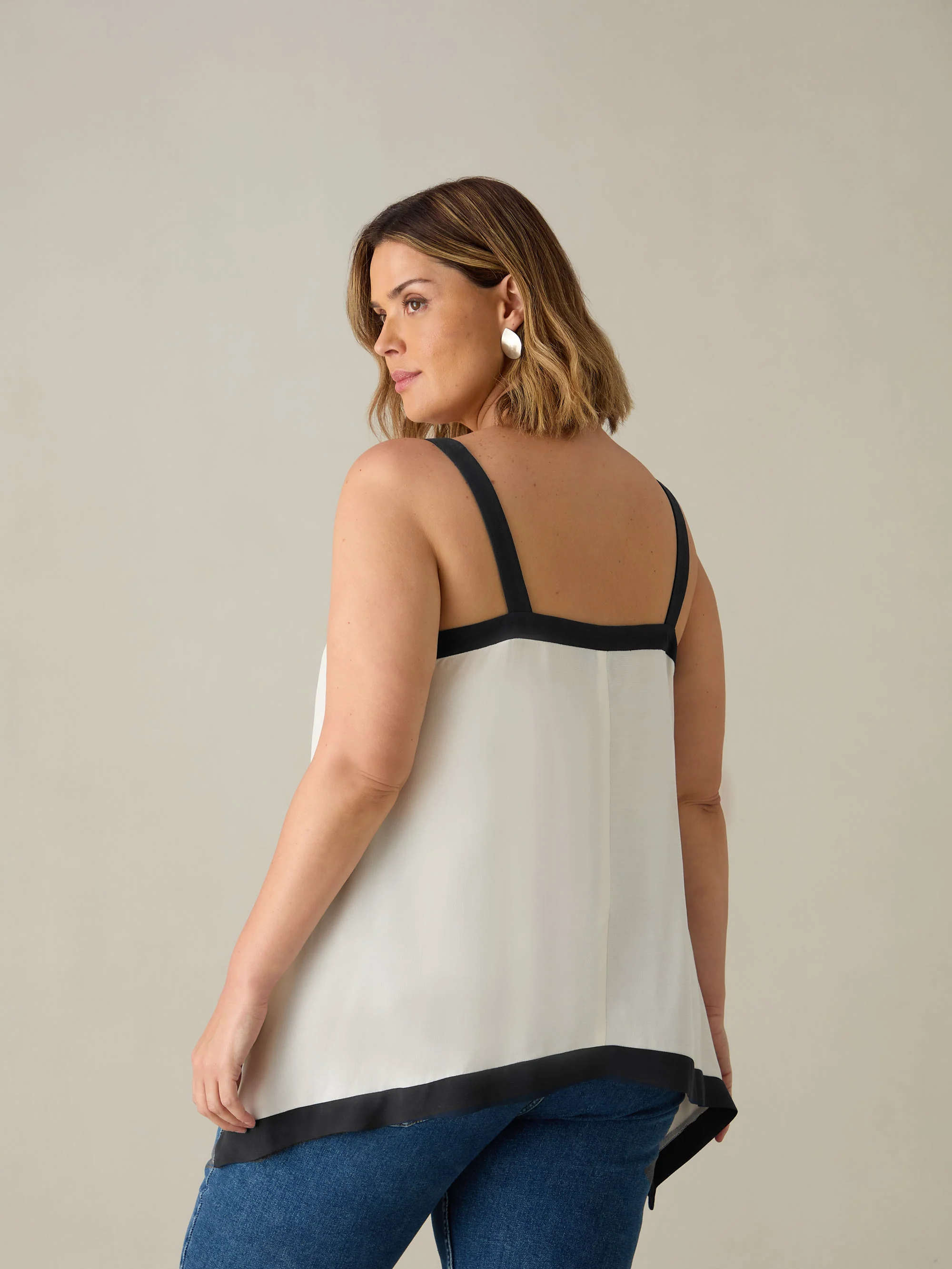 Mono Hanky Hem Top - Image 3