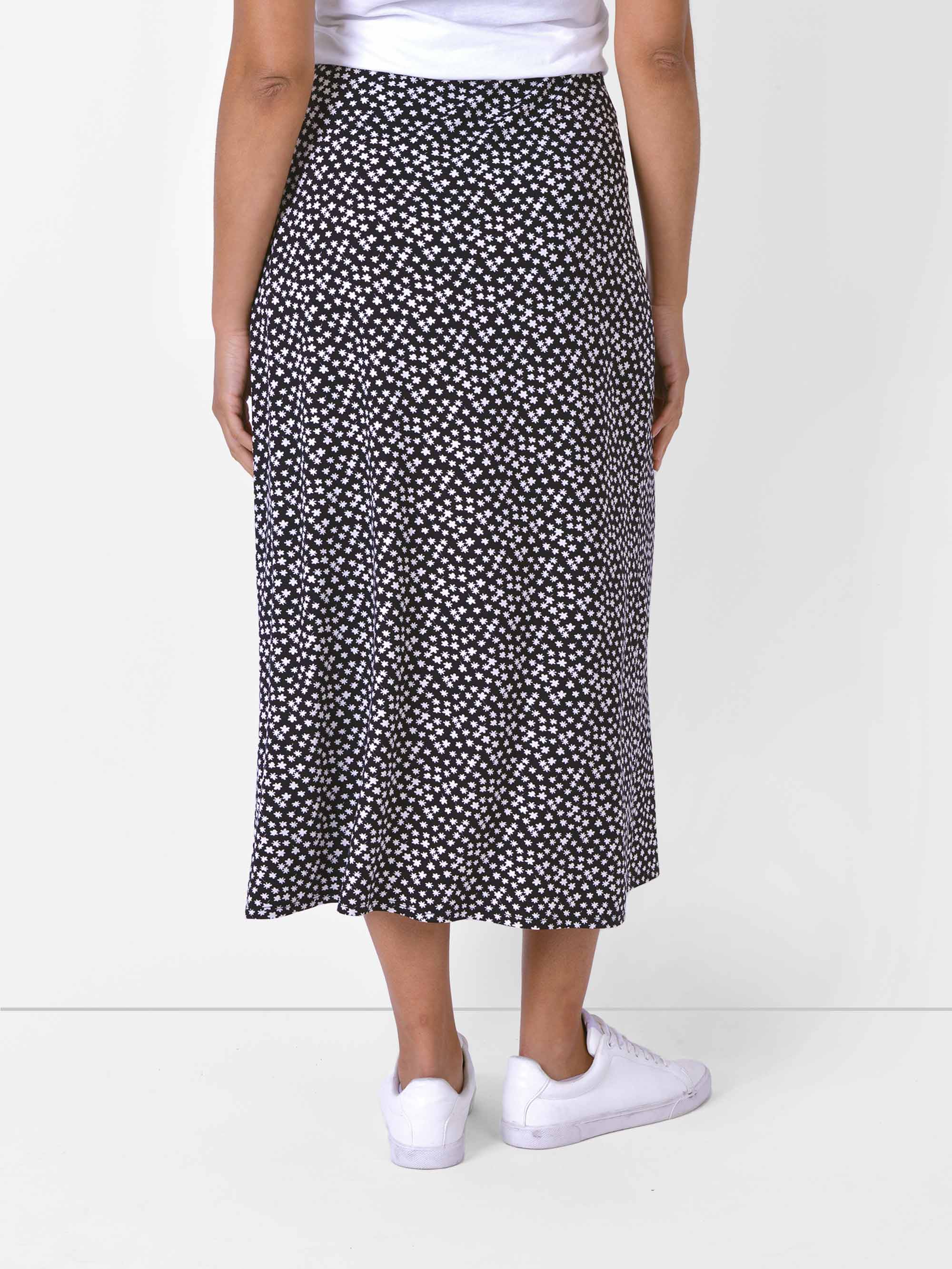 Mono Print Swing Skirt - Image 2