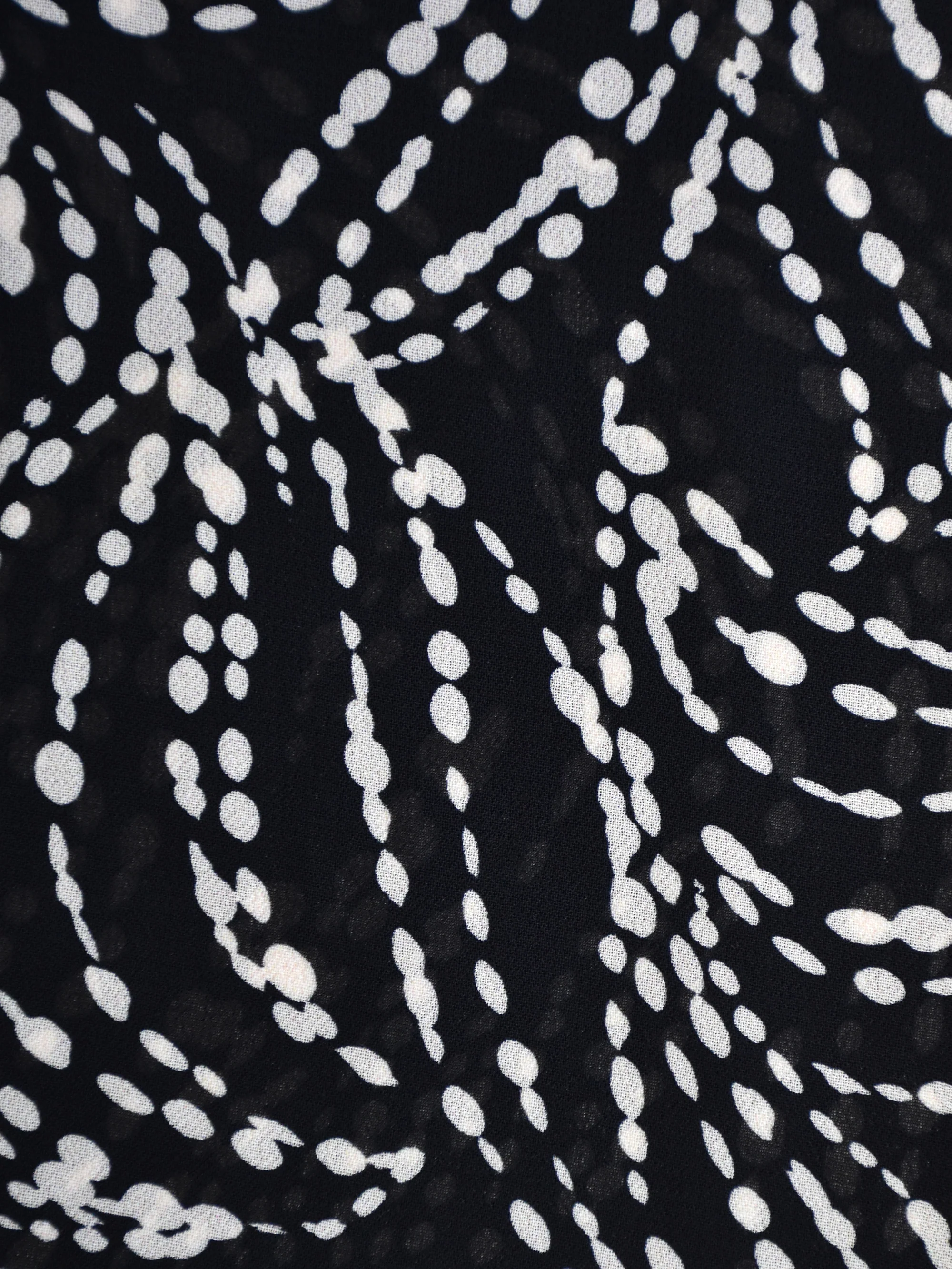 Mono Spot Print Ruffle Maxi Dress - Image 6