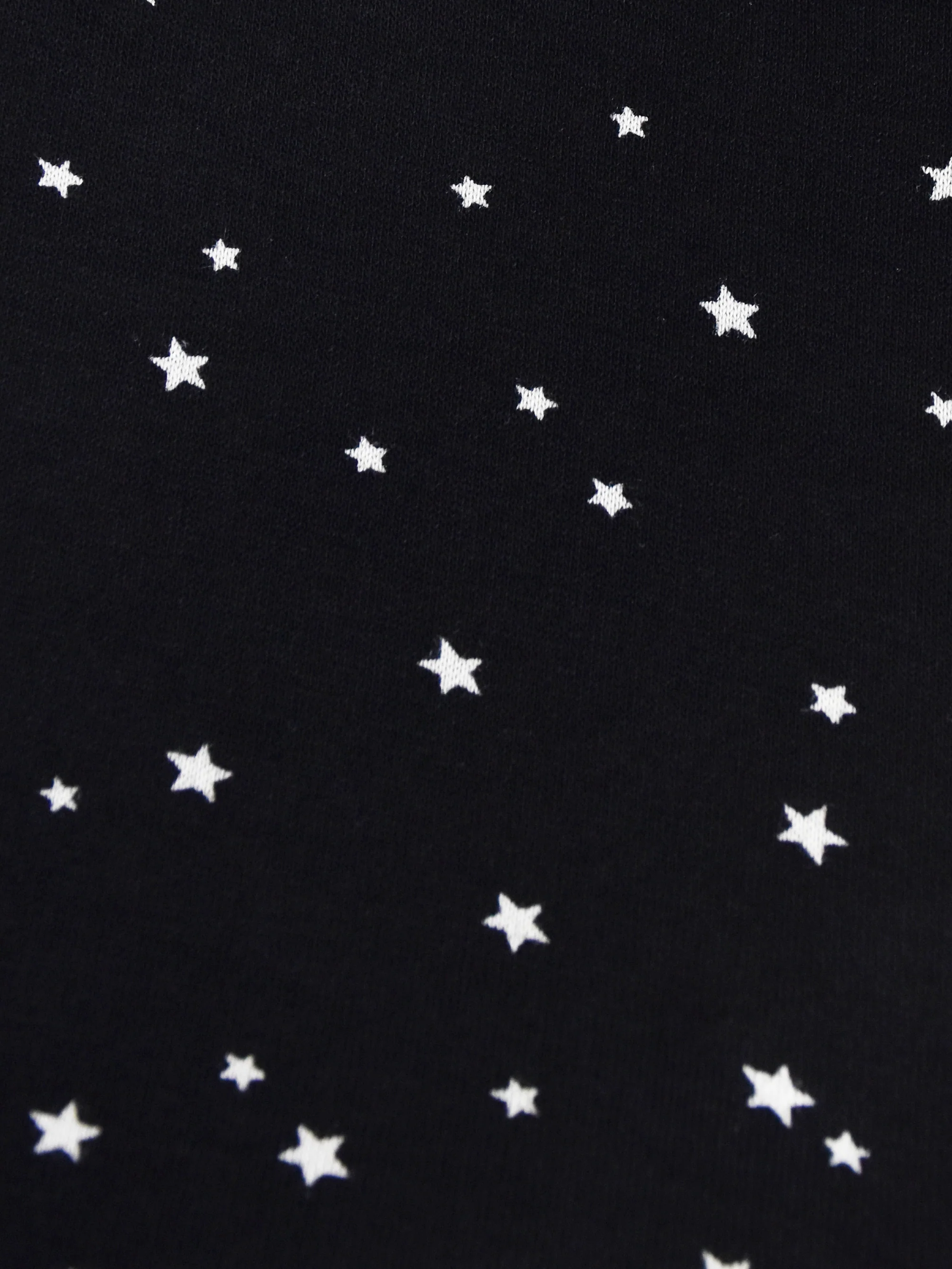 Mono Star Print Jersey Nehru Collar Relaxed Dress - Image 4