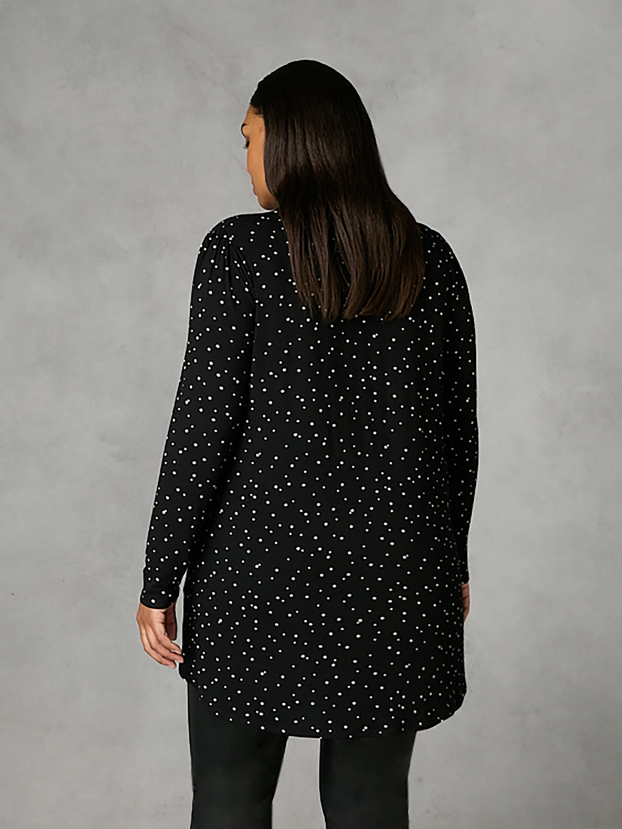 Mono Star Print Long Sleeve Jersey Shirt - Image 3