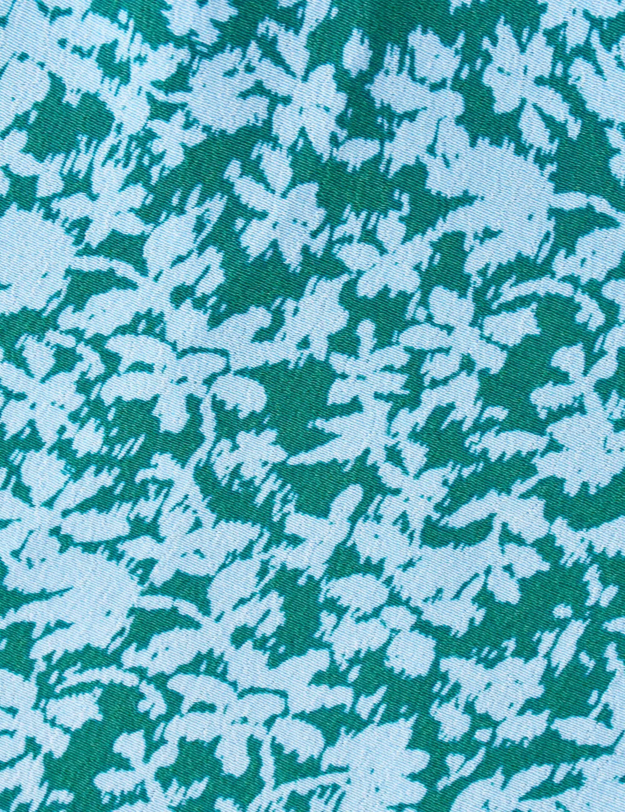 Multi Ditsy Print Tie Neck Blouse - Image 4