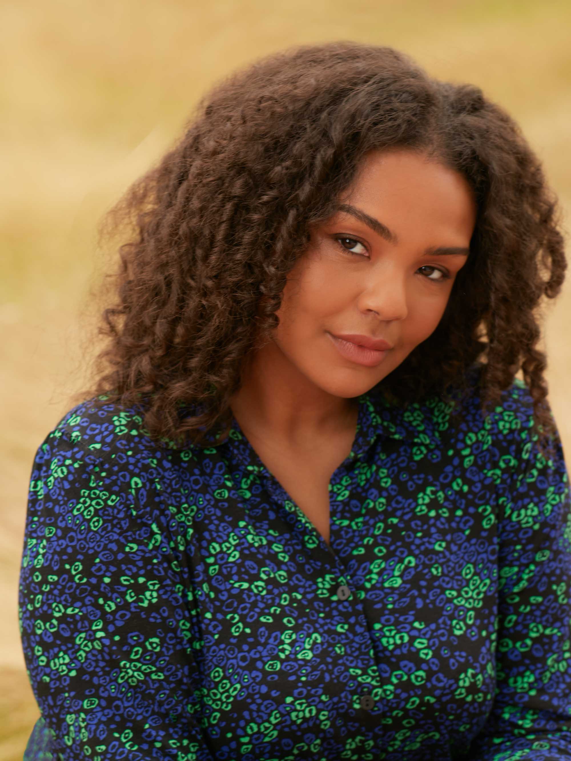 Multi Leopard Print Jersey 3/4 Sleeve Shirt - Image 2