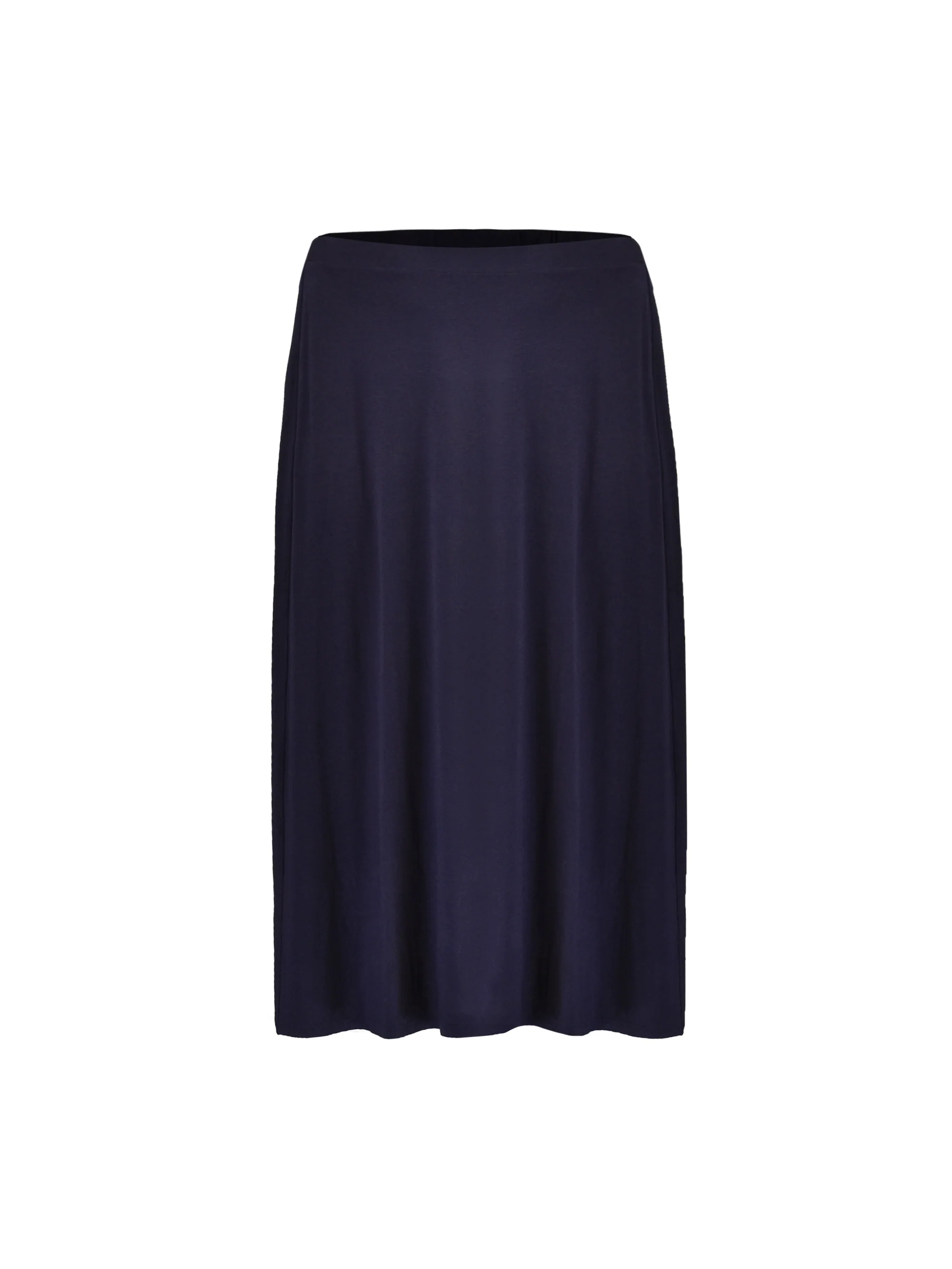 Navy Jersey Midi Skirt - Image 5
