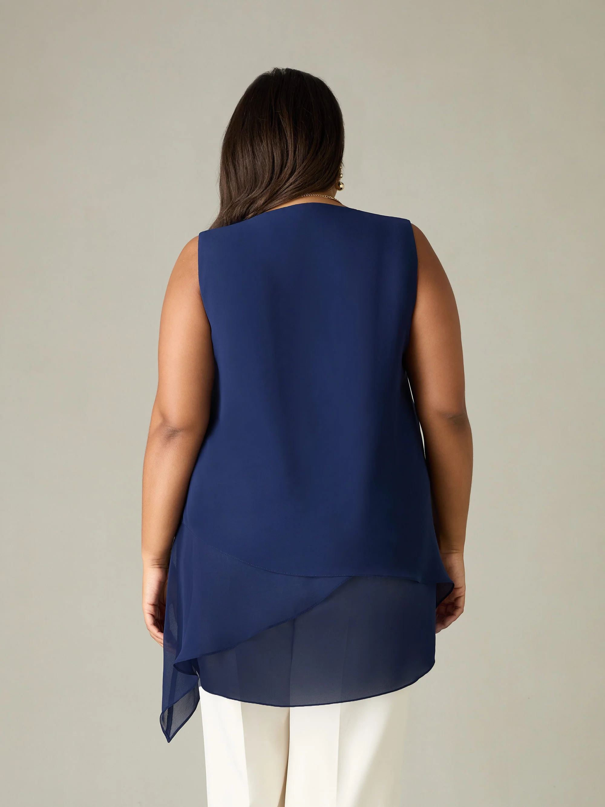 Navy Layered Tunic - Image 3