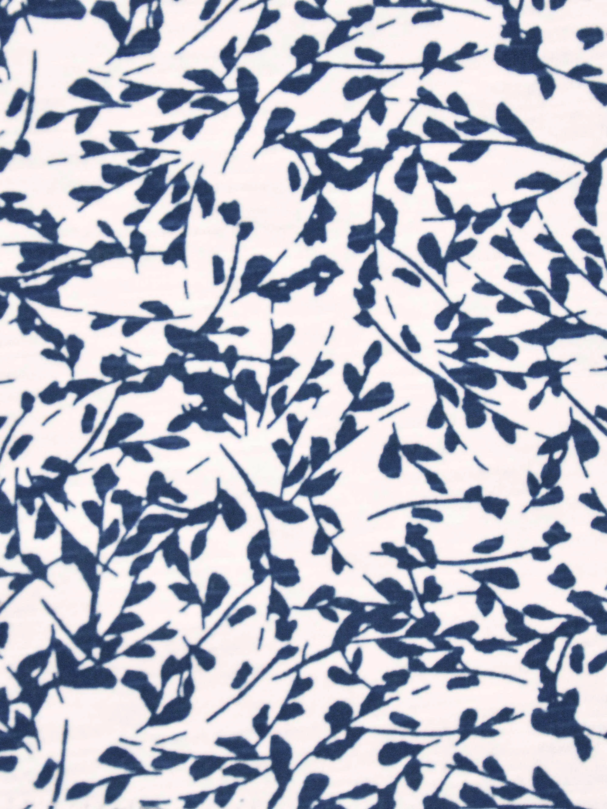 Navy Print Cotton Slub Bib Tunic - Image 9