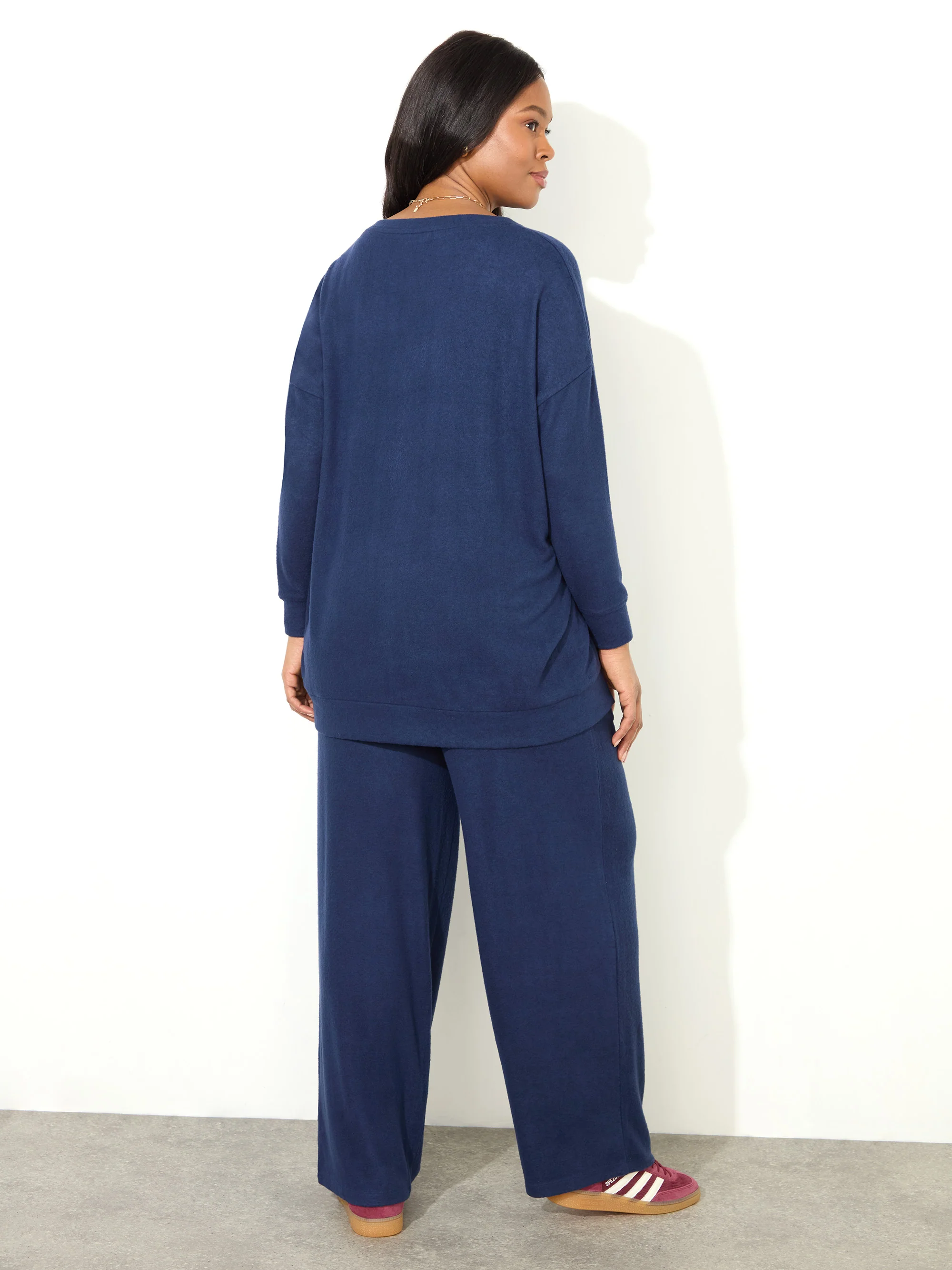 Navy Supersoft Trouser - Image 3