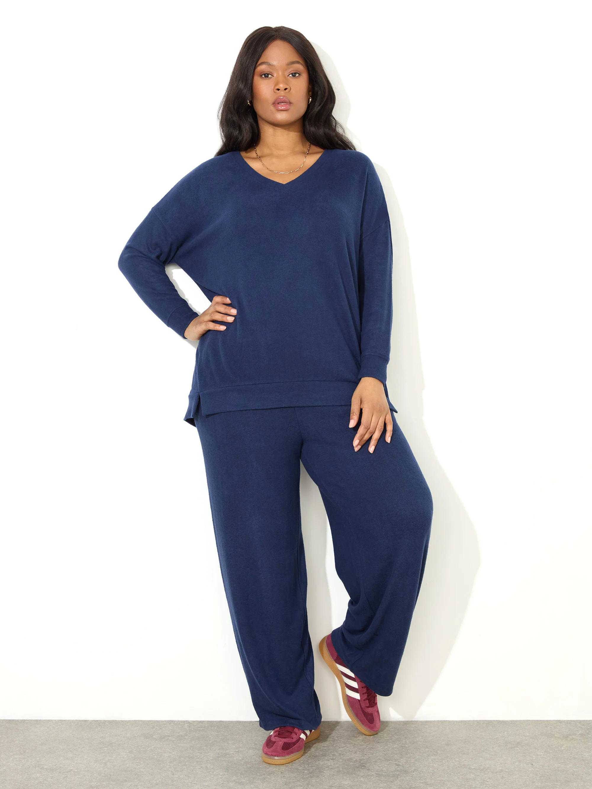 Navy Supersoft Trouser - Image 4