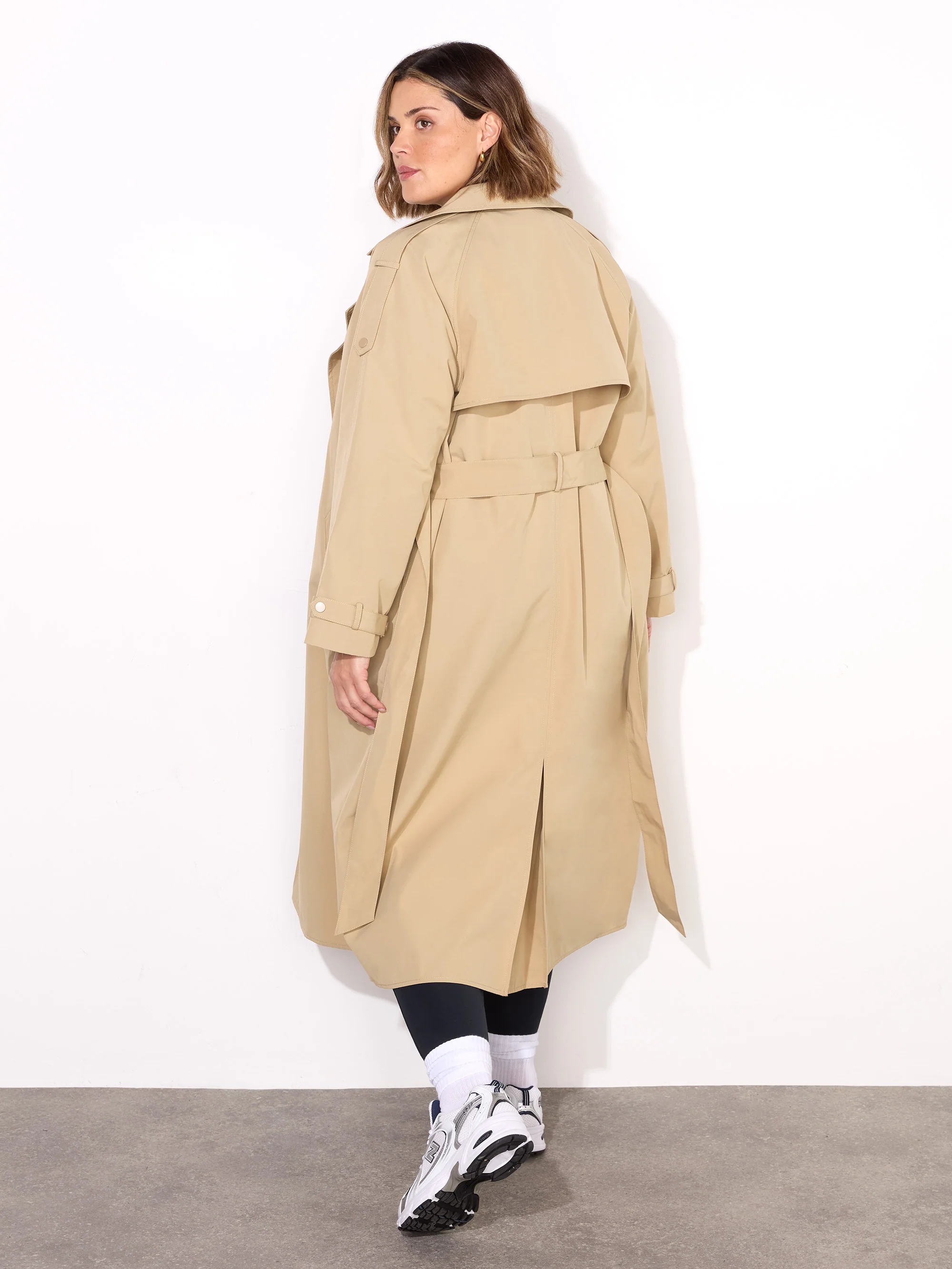 Neutral Classic Trench Coat - Image 6