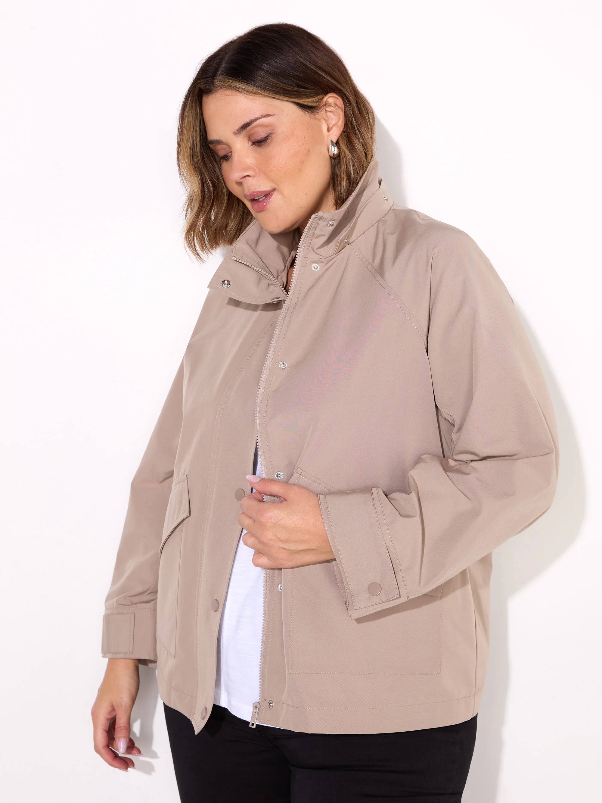 Neutral Raincoat - Image 2
