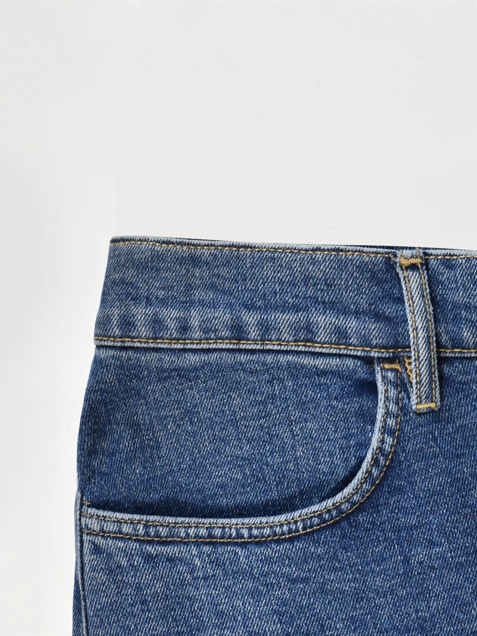 Petite Denim Midi Skirt - Image 4