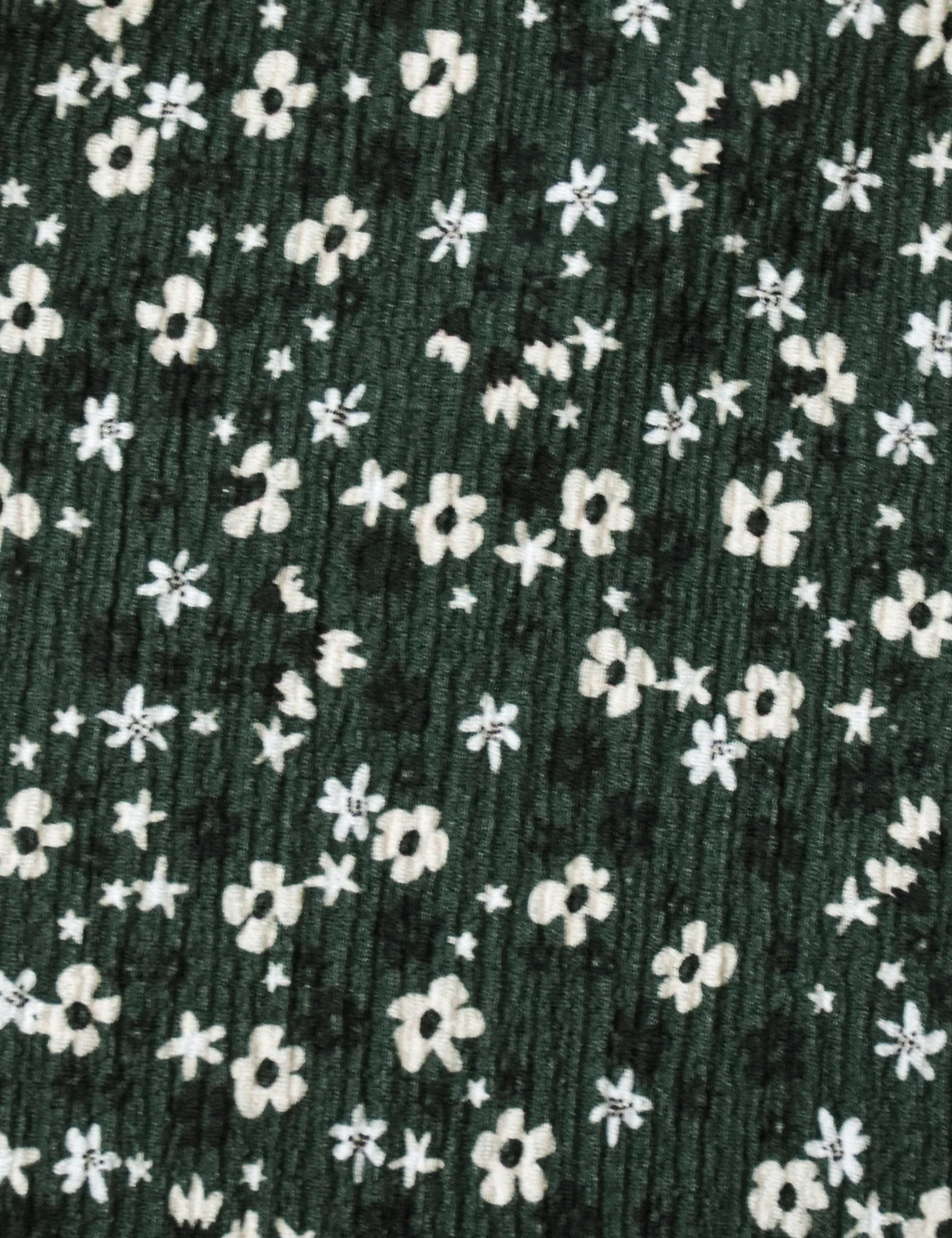 Petite Green Ditsy Jersey Shirred Waist Dress - Image 4