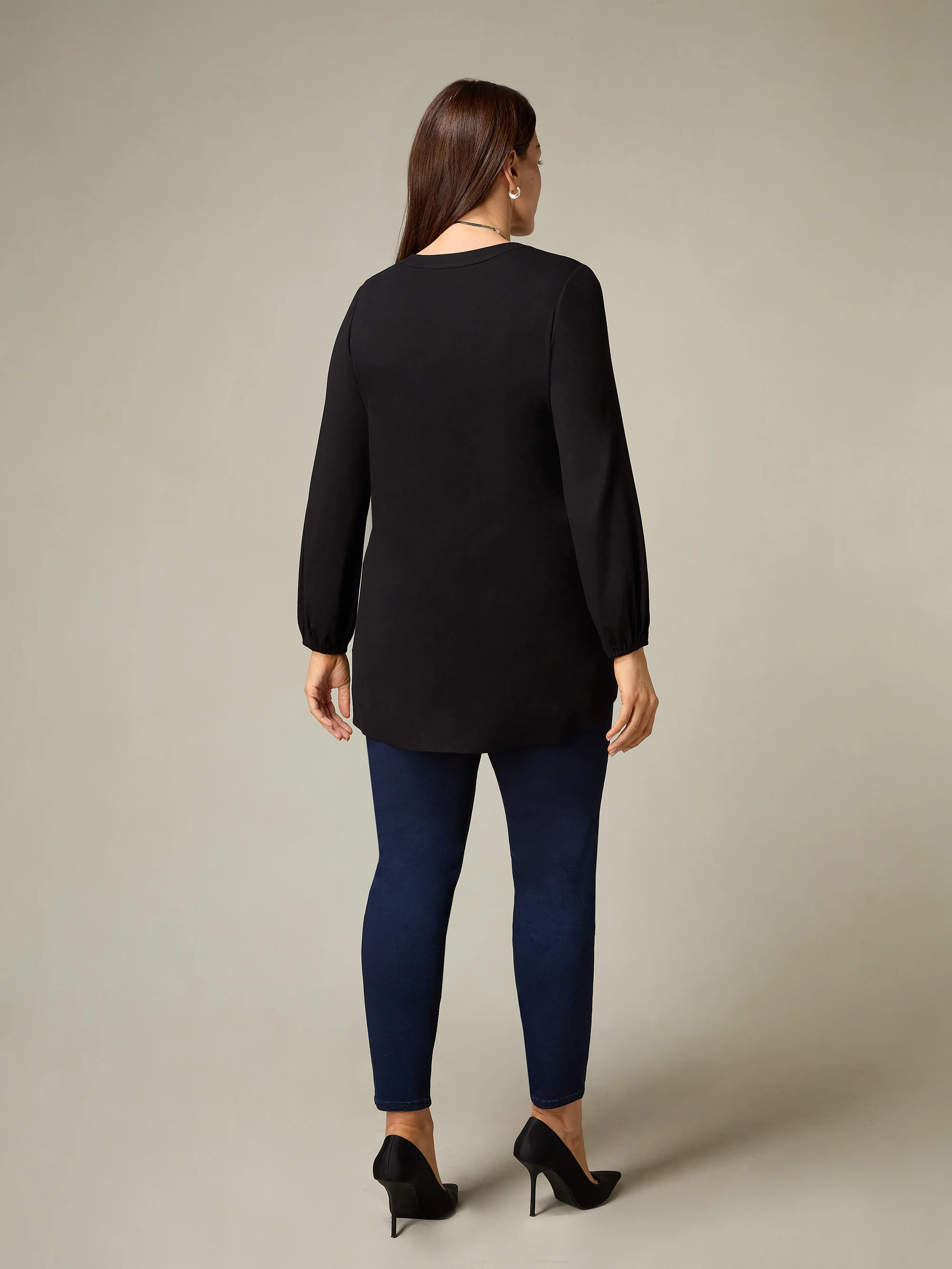 Petite Navy Denim Jeggings - Image 3
