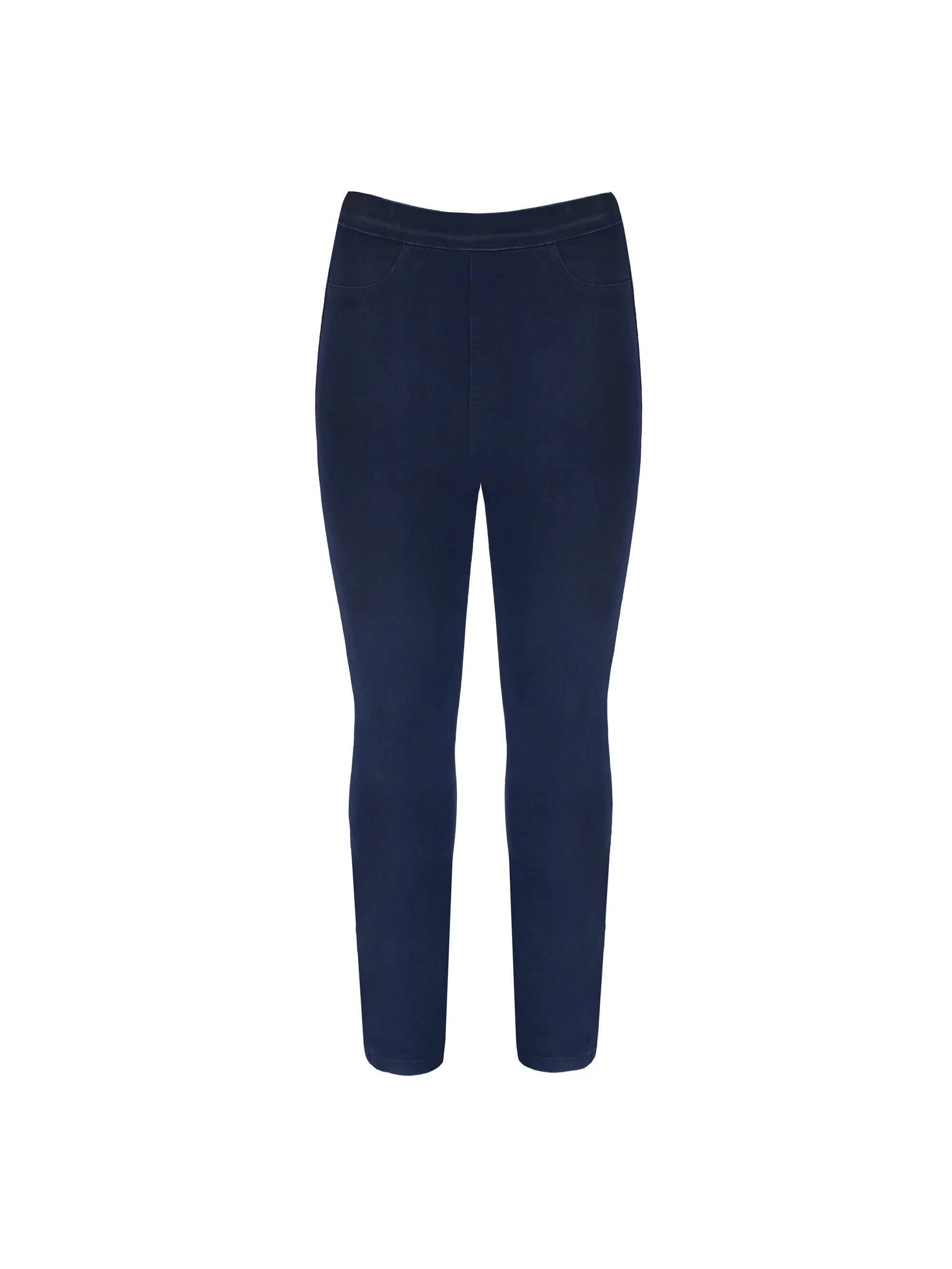 Petite Navy Denim Jeggings - Image 4
