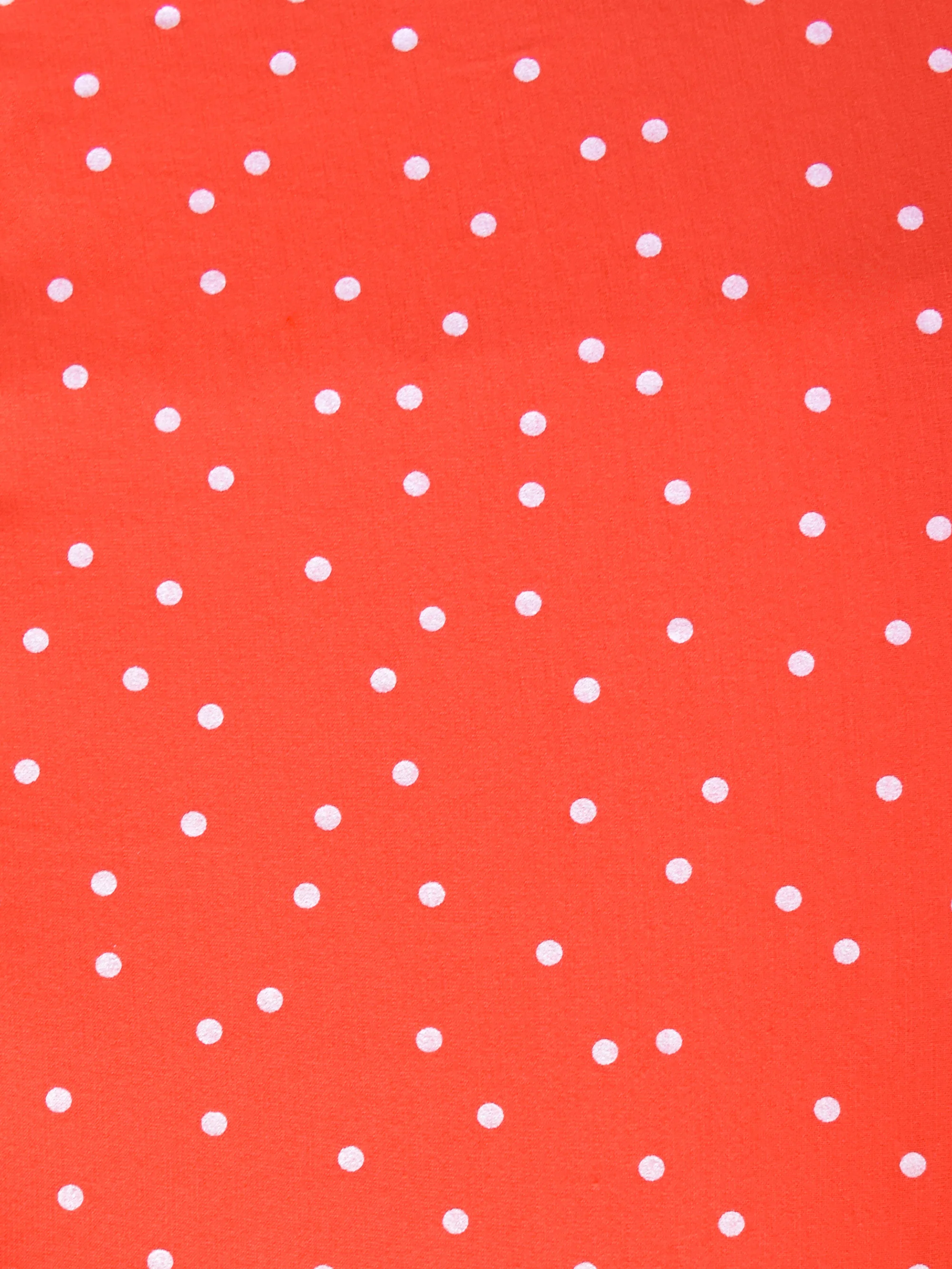 Petite Red Spot Print Jersey Sleeveless Midi Dress - Image 7