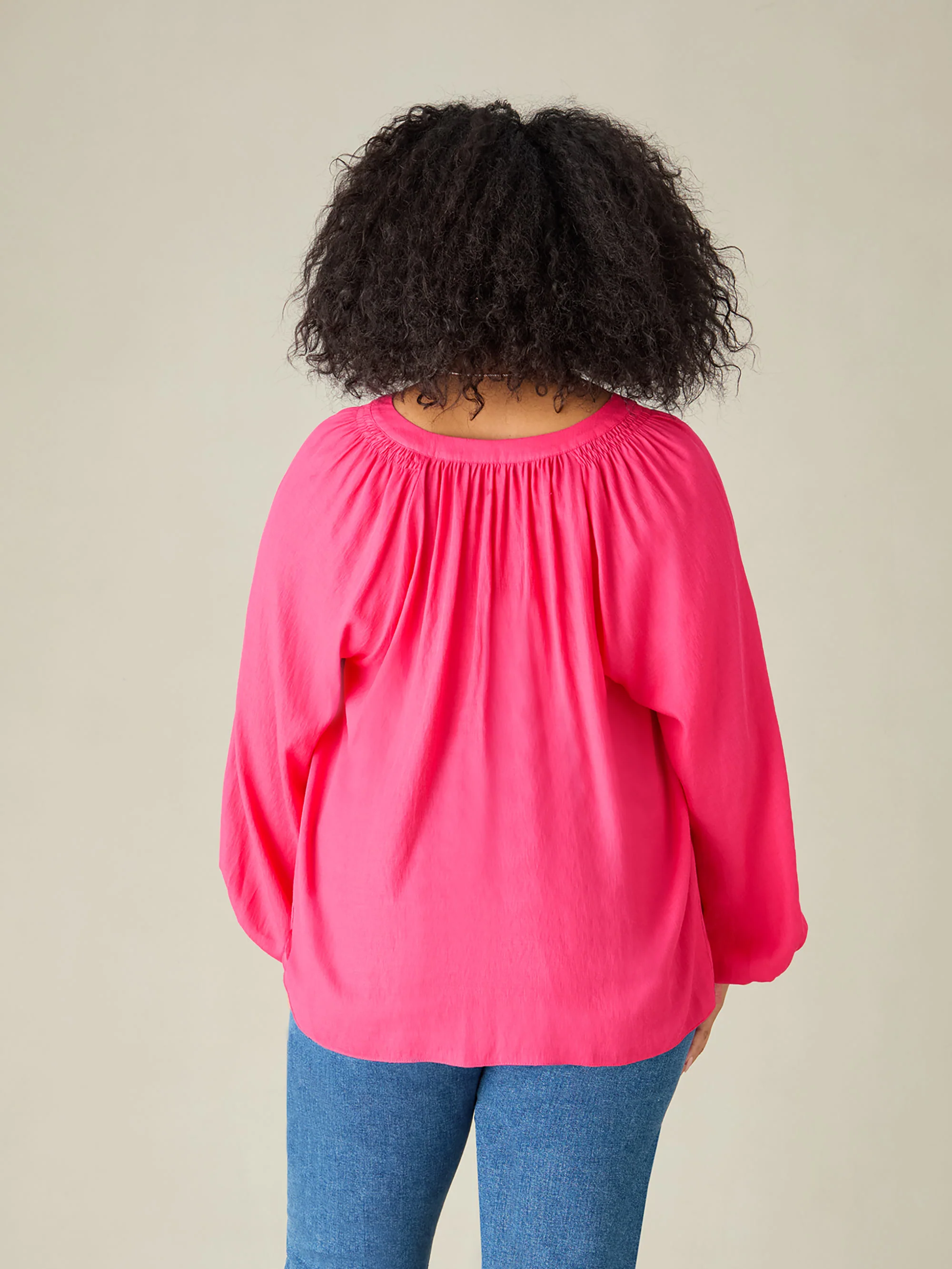 Pink Chambray Blouse - Image 5