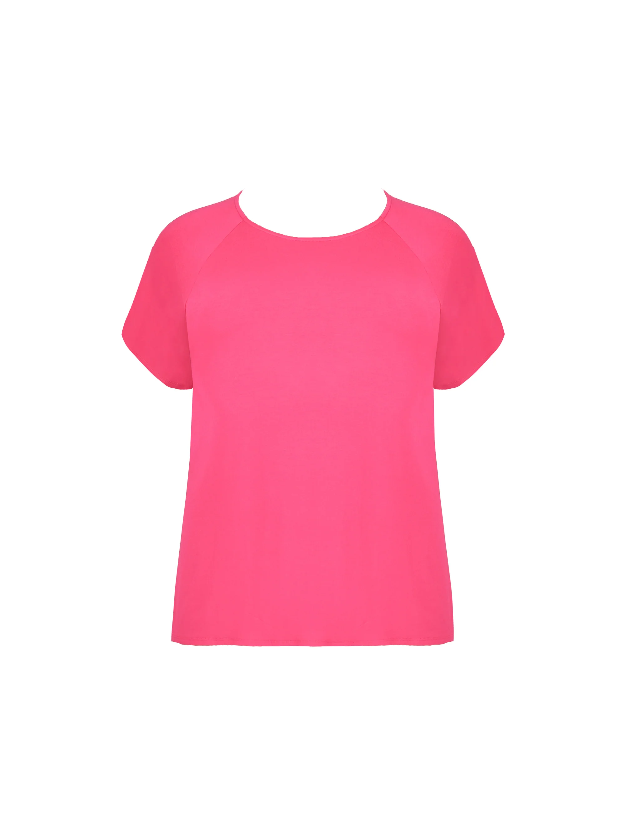 Pink Flutter Sleeve Jersey Top - Image 4