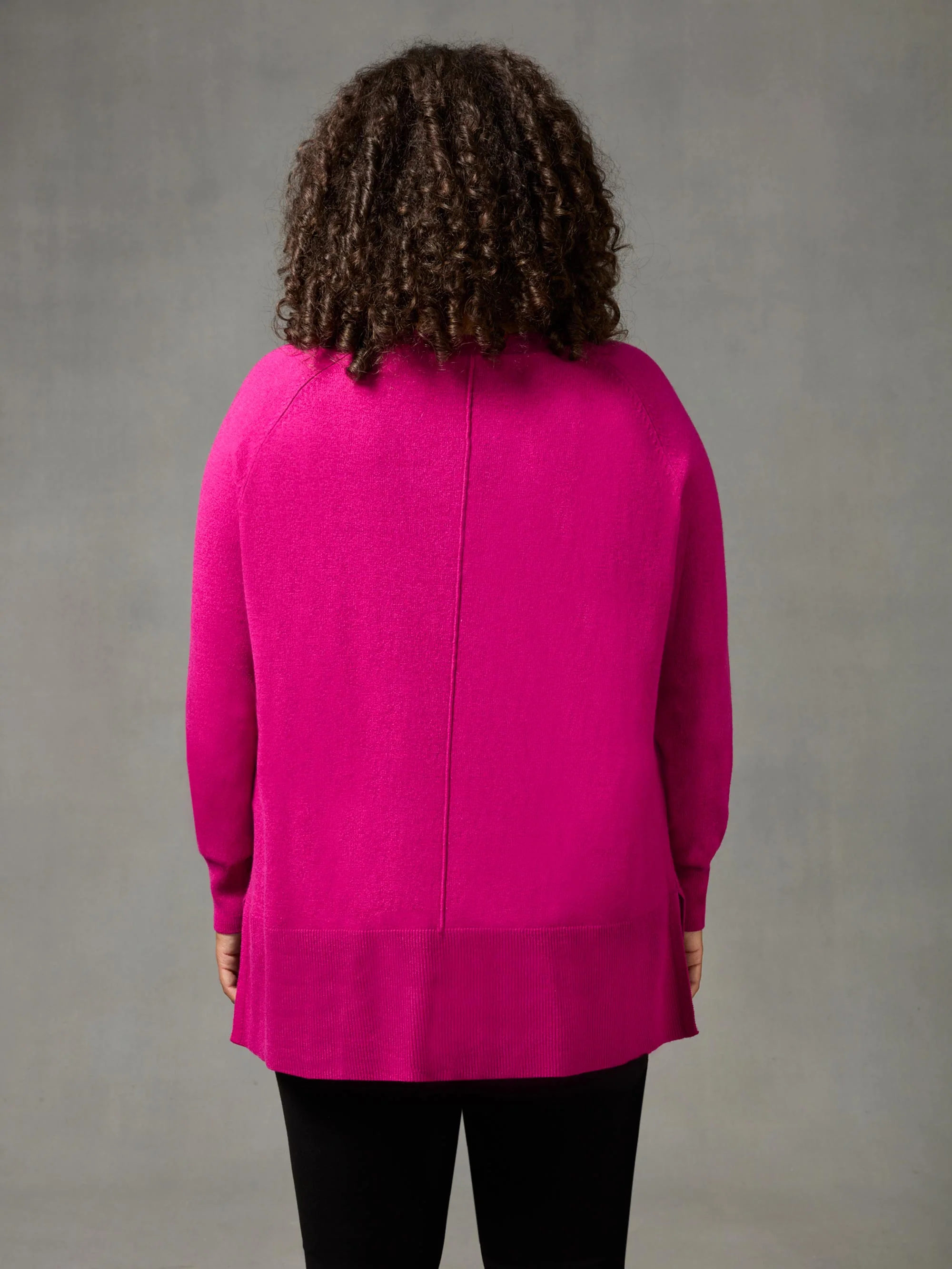 Pink Scoop Neck Jumper - Image 5