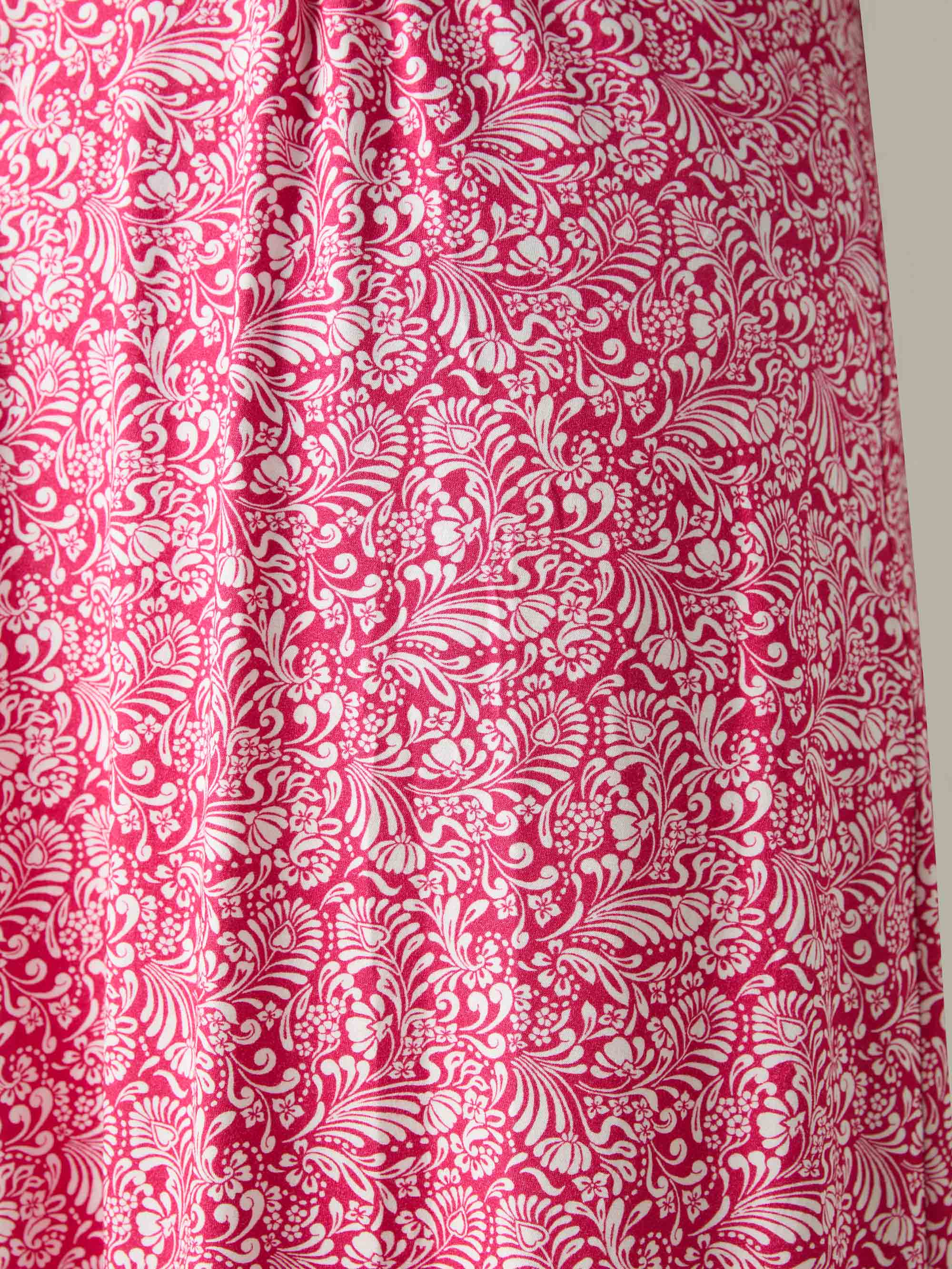 Pink Paisley Jersey Midi Dress - Image 5