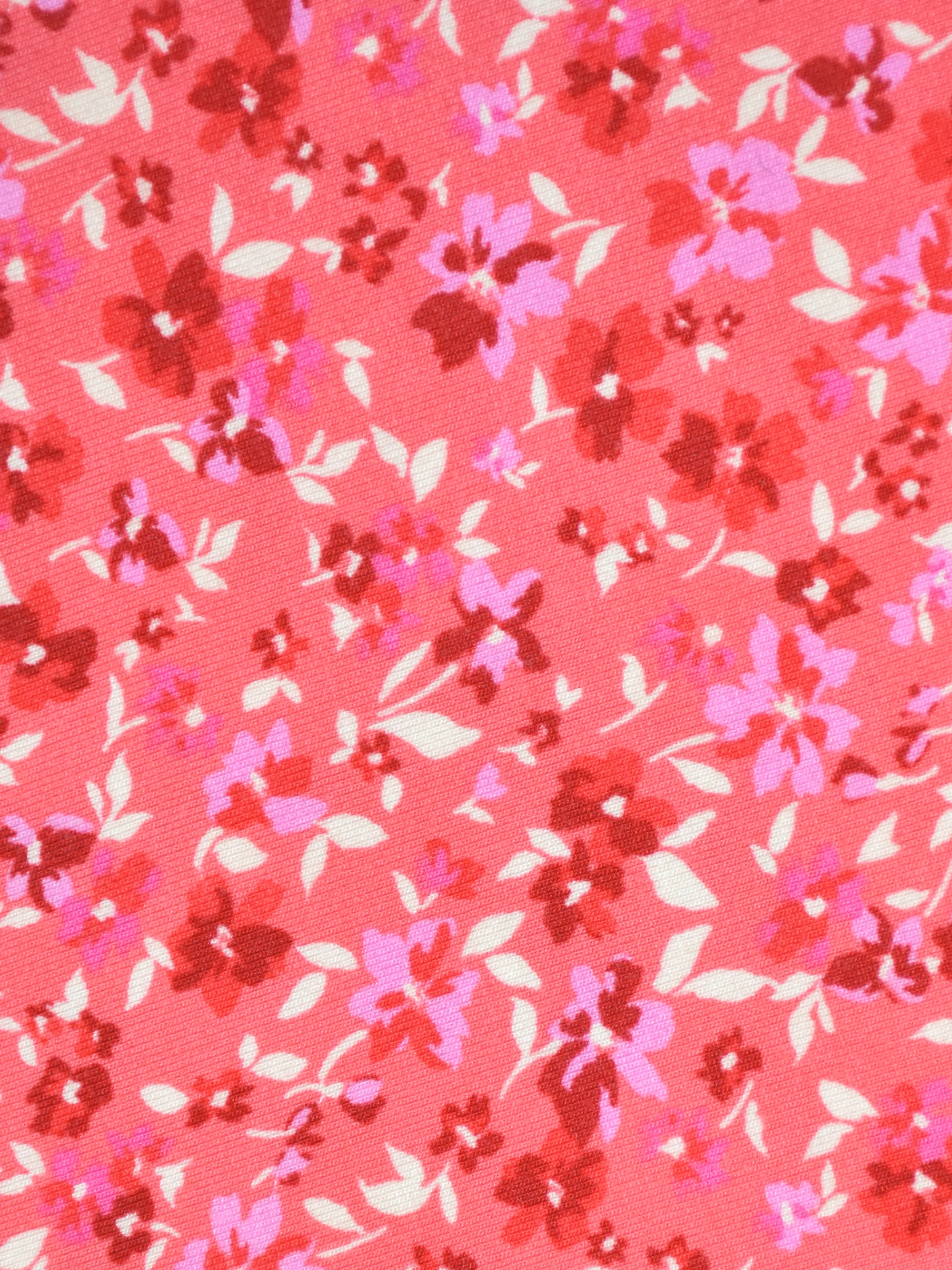 Pink Ditsy Print Jersey Wrap Dress - Image 5