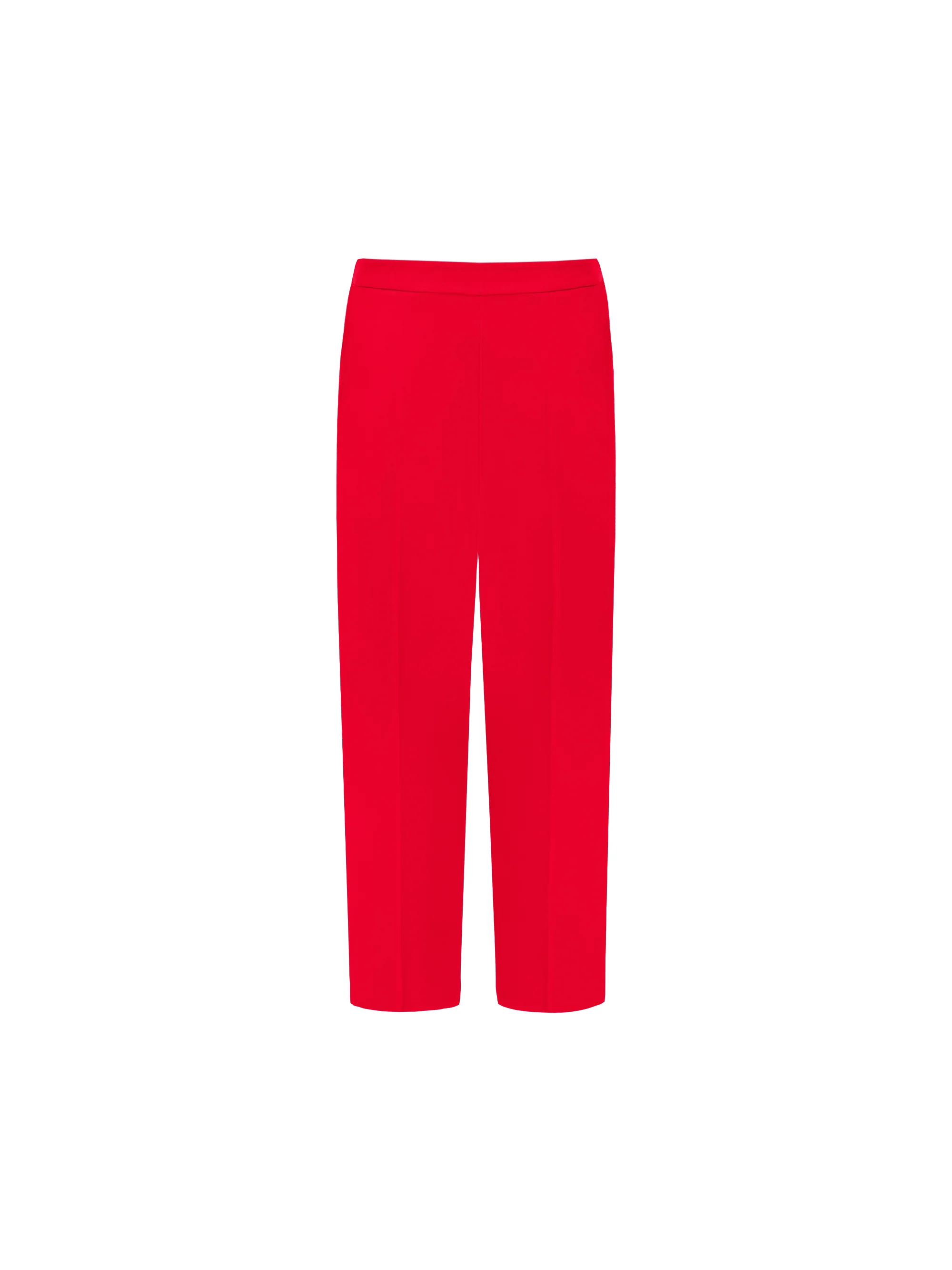 Red Tailored Side Split Trousers - Image 5