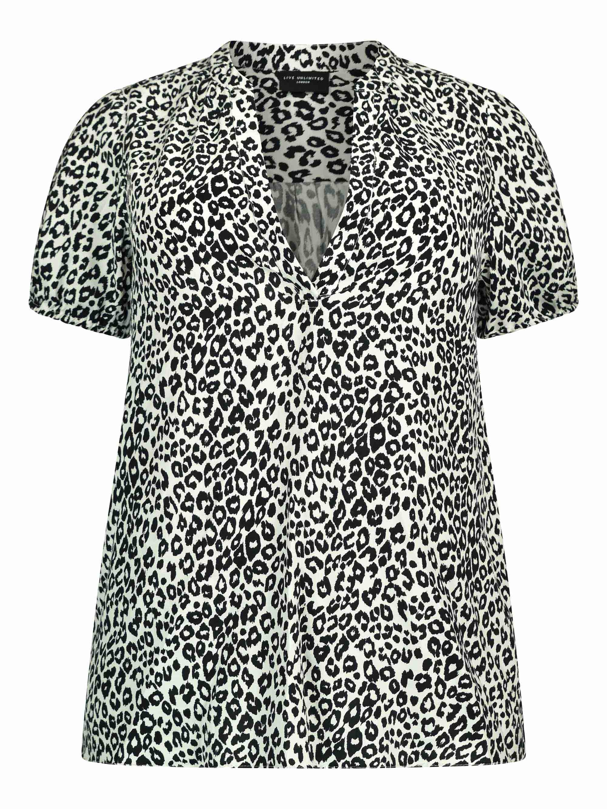 Short Sleeve Nehru Collar Swing Top - Image 5