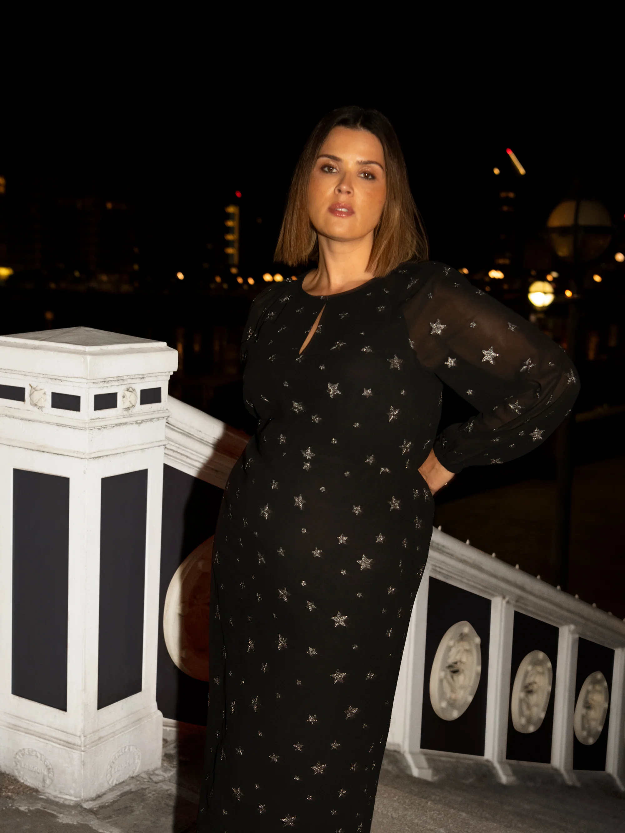 Star Embroidered Dress - Image 2