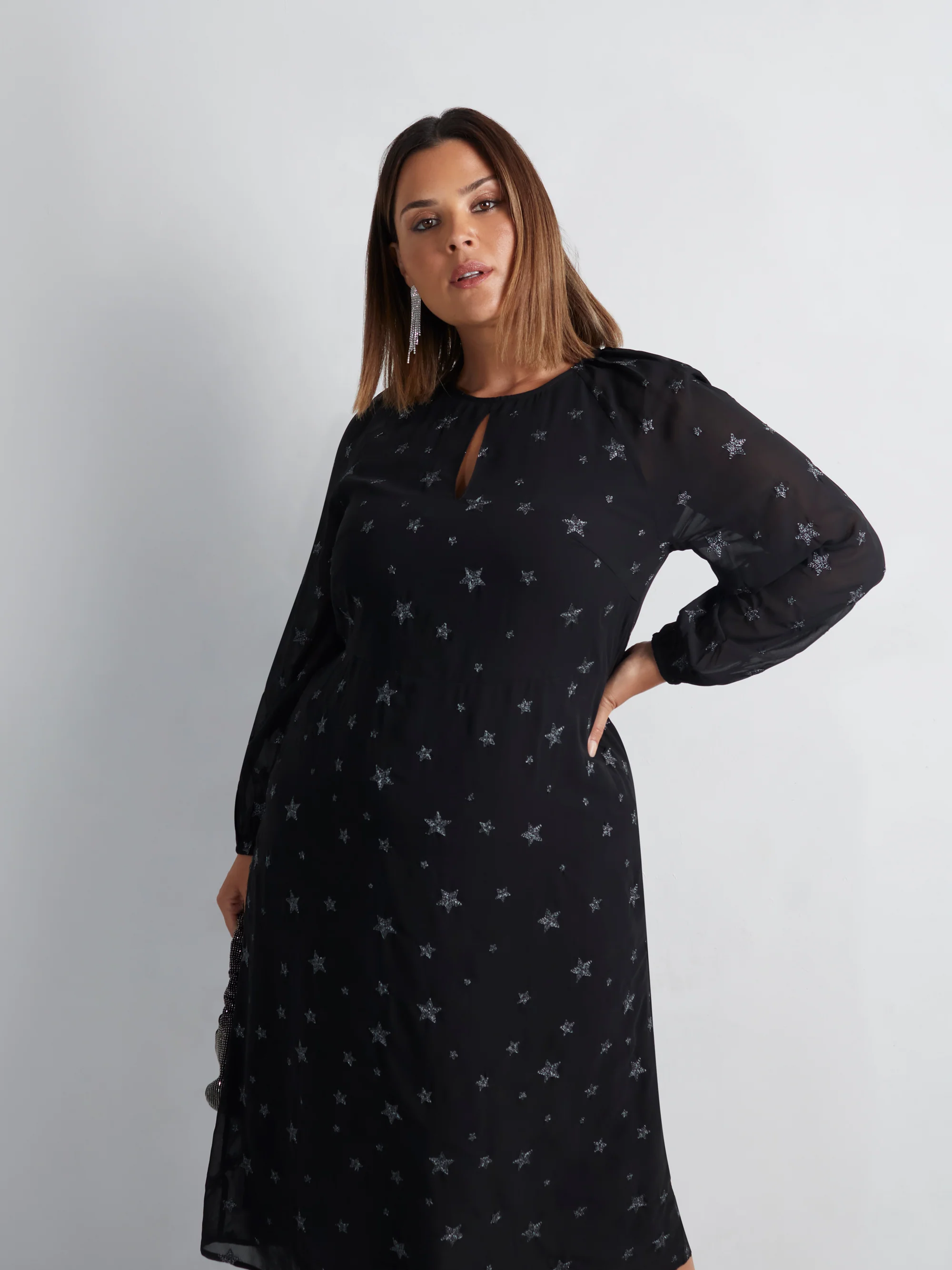 Star Embroidered Dress - Image 7