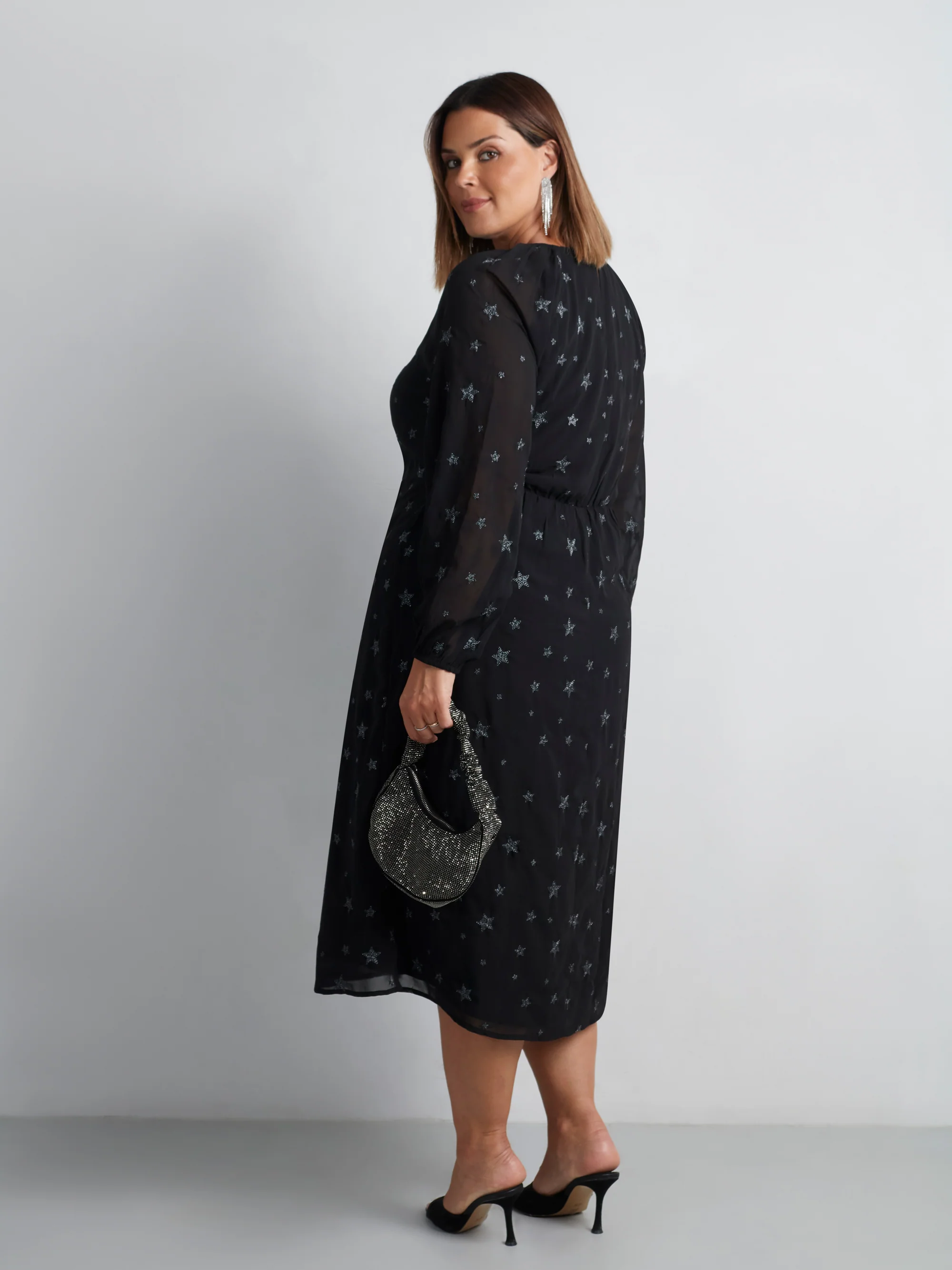 Star Embroidered Dress - Image 8