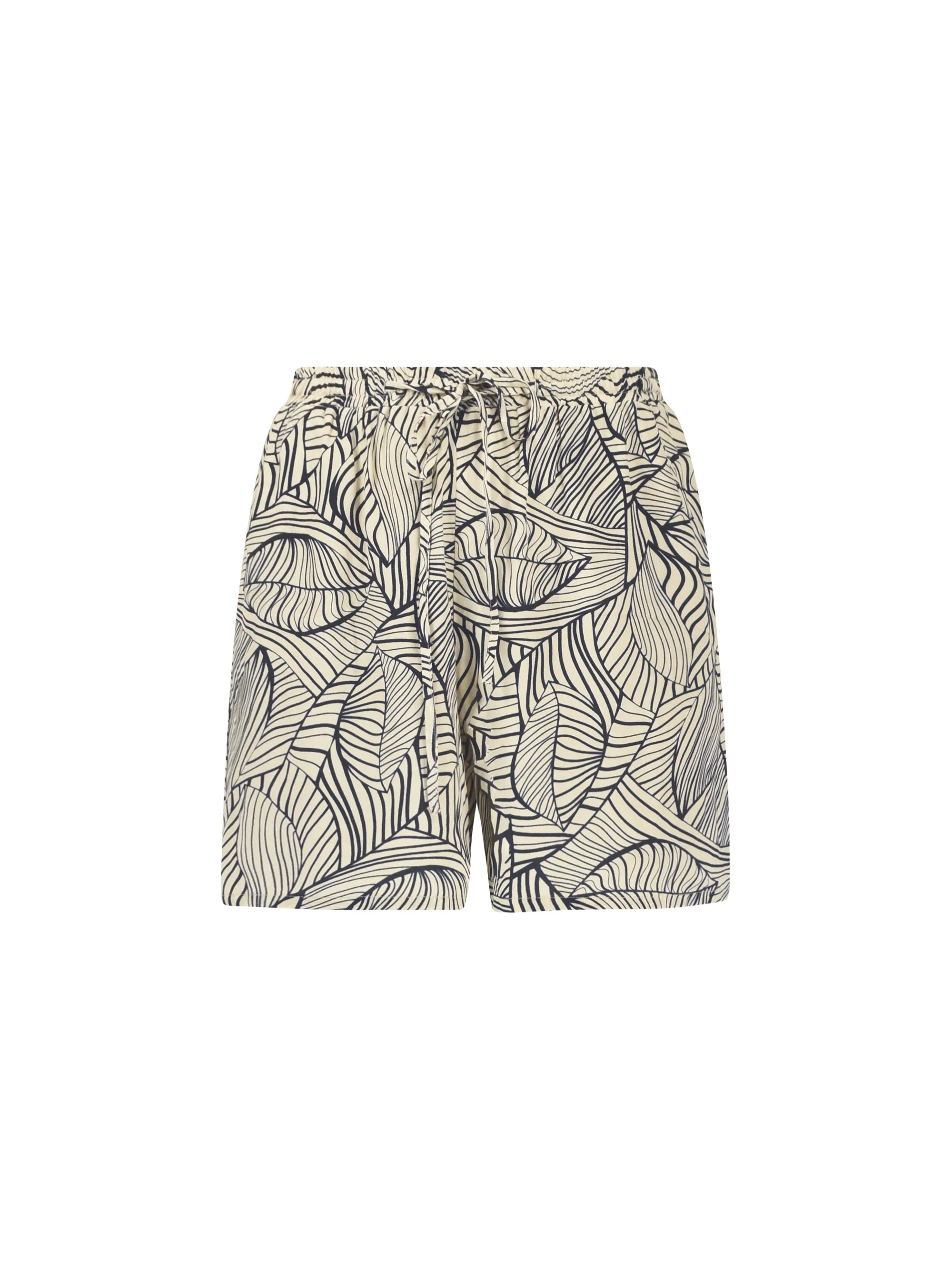 Stone Palm Print Drawstring Short - Image 5