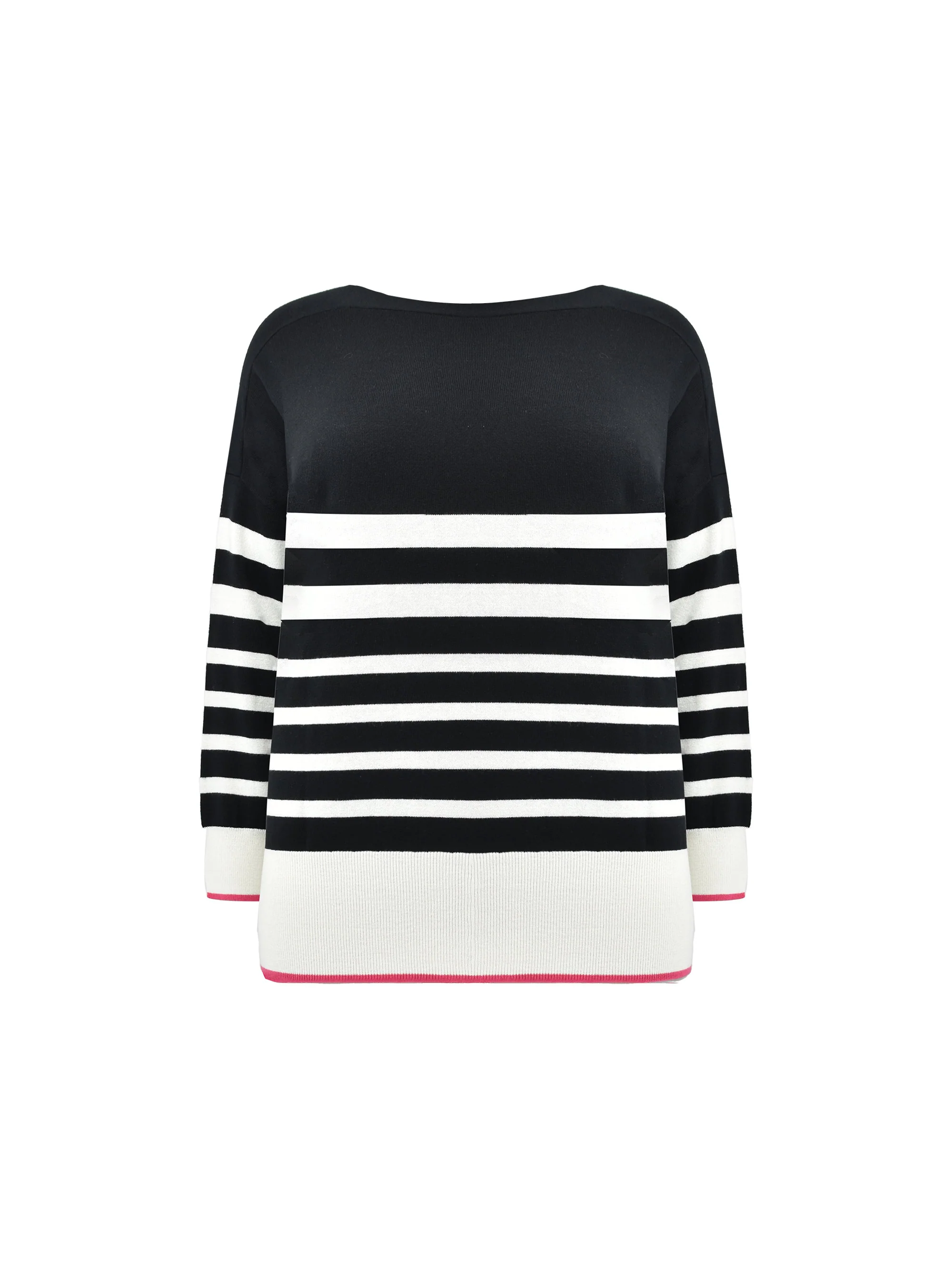 Stripe Pink Tipped Jumper - Image 5