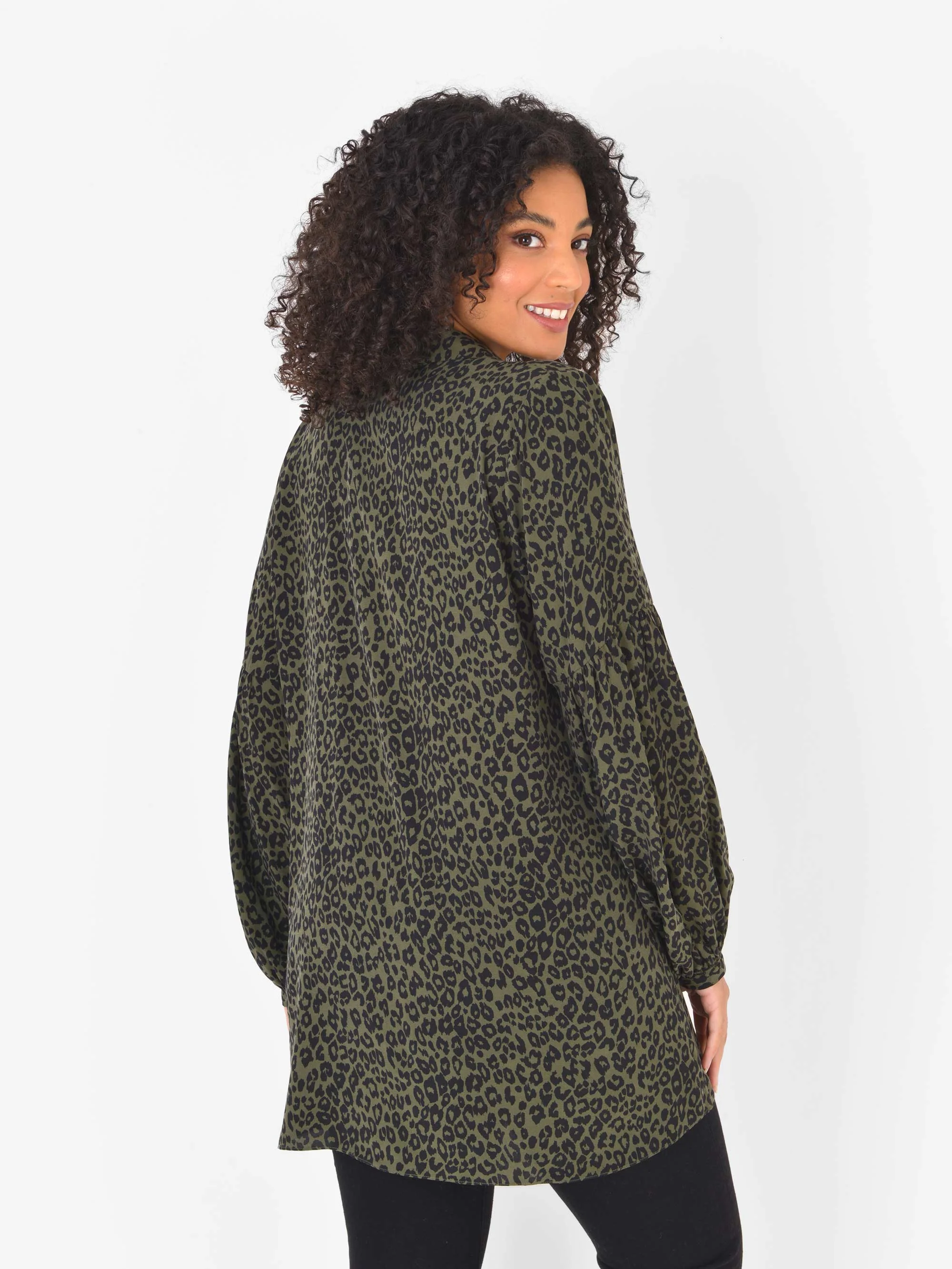 Sustainable Cupro Smock Blouse - Image 2