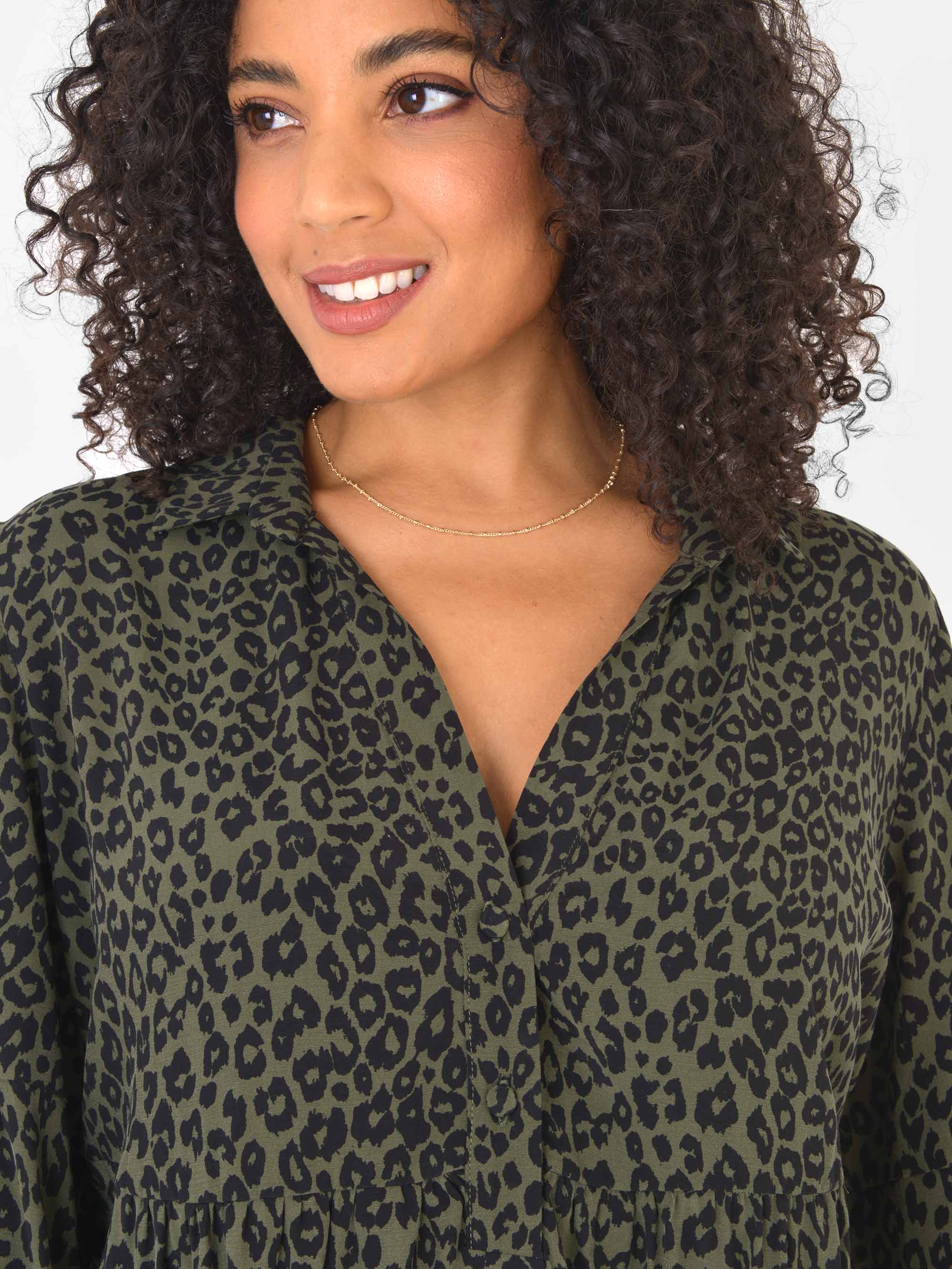 Sustainable Cupro Smock Blouse - Image 3