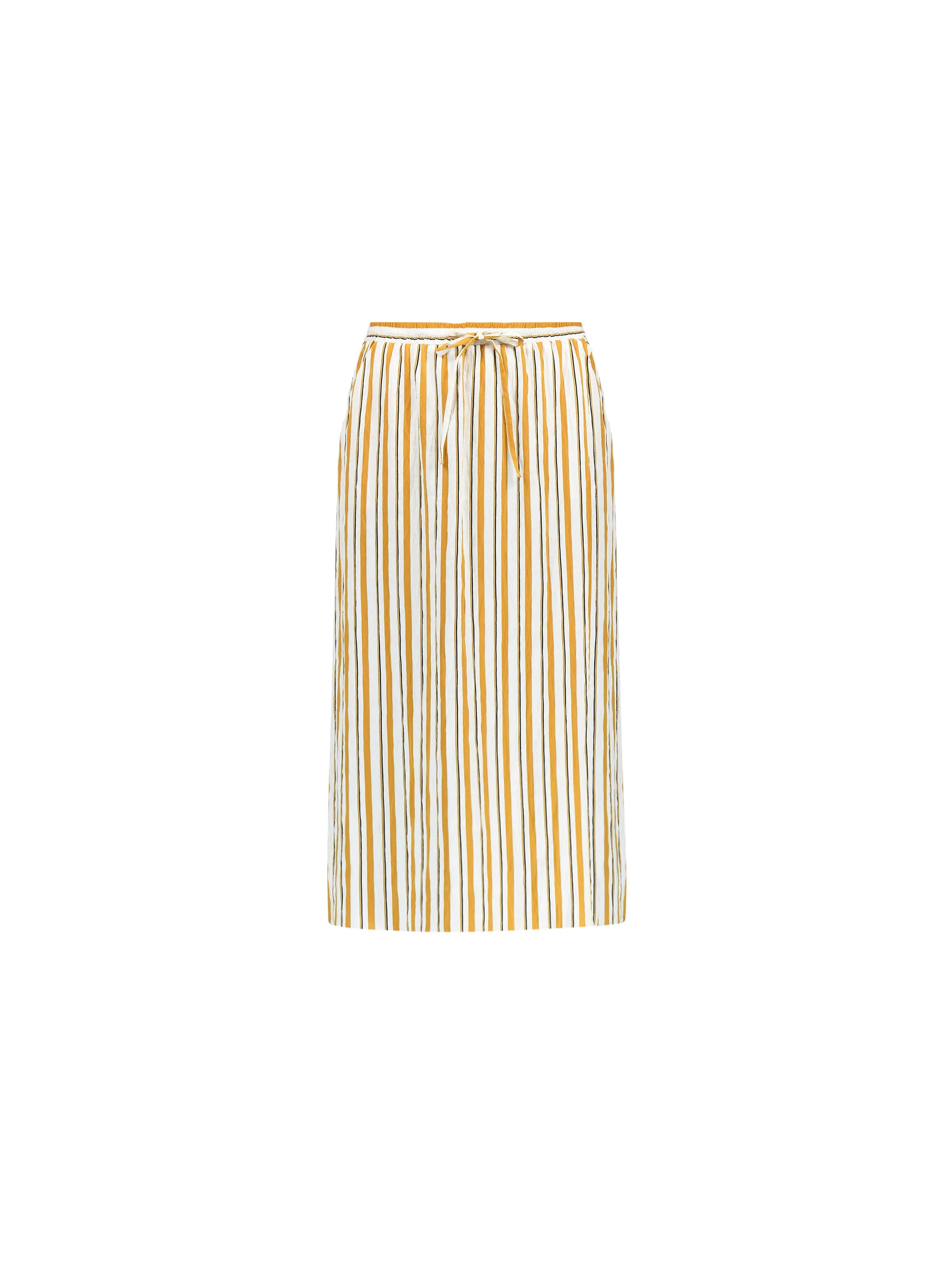 Tan Stripe Maxi Skirt - Image 5