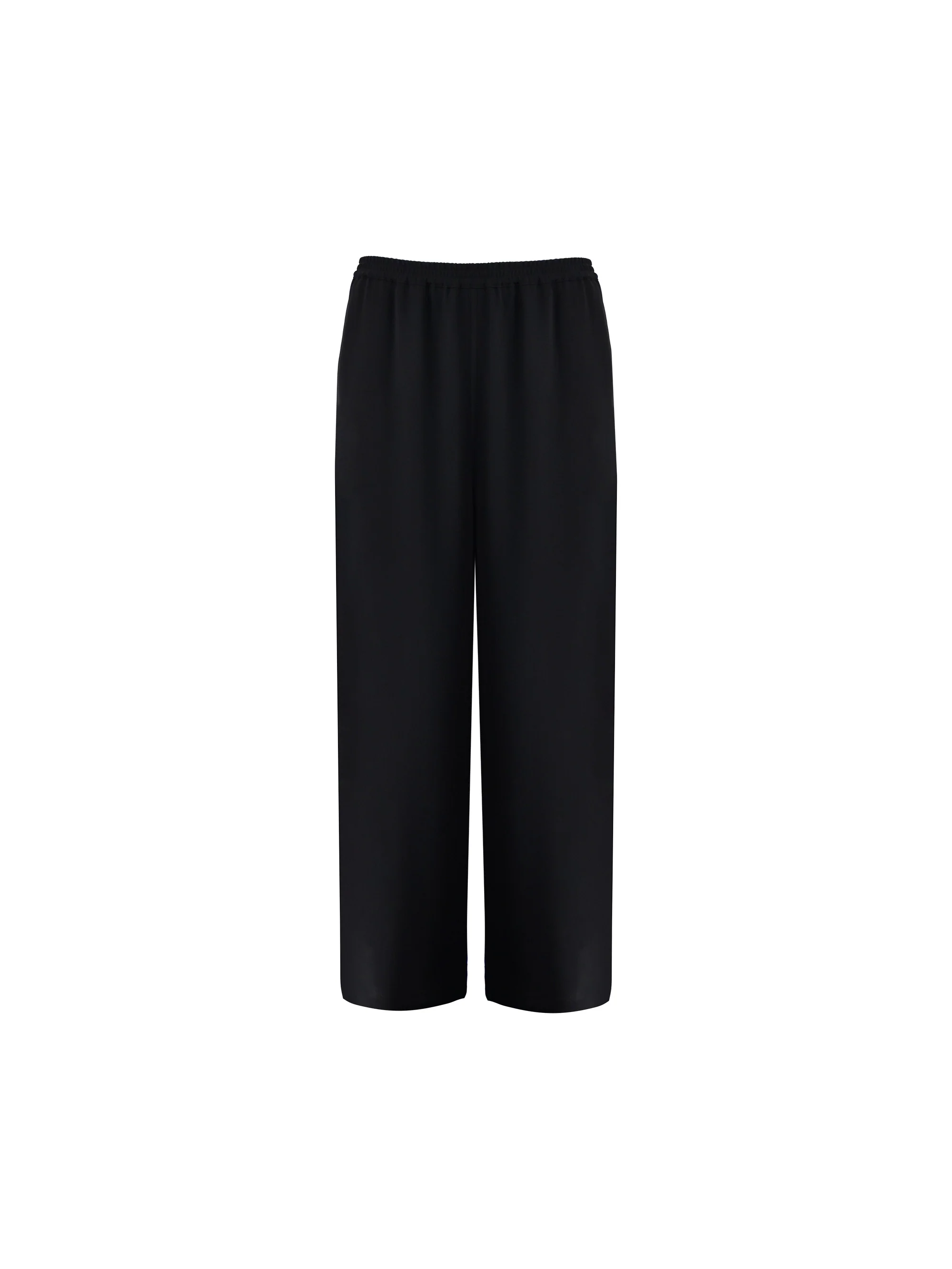 Black Wide Leg Trousers - Image 4